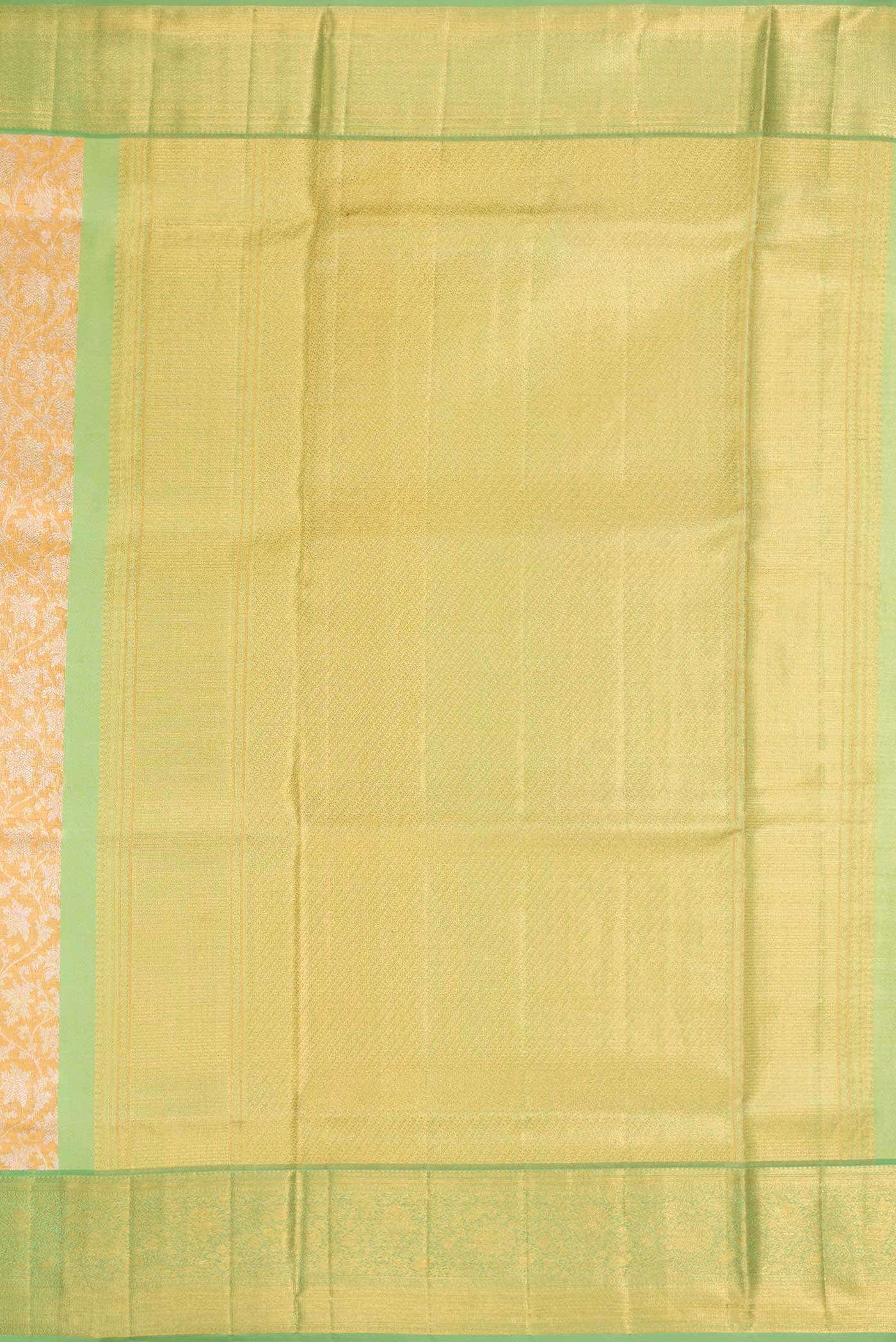 Gold Dual Tone Kanchipuram Tissue Silk Saree