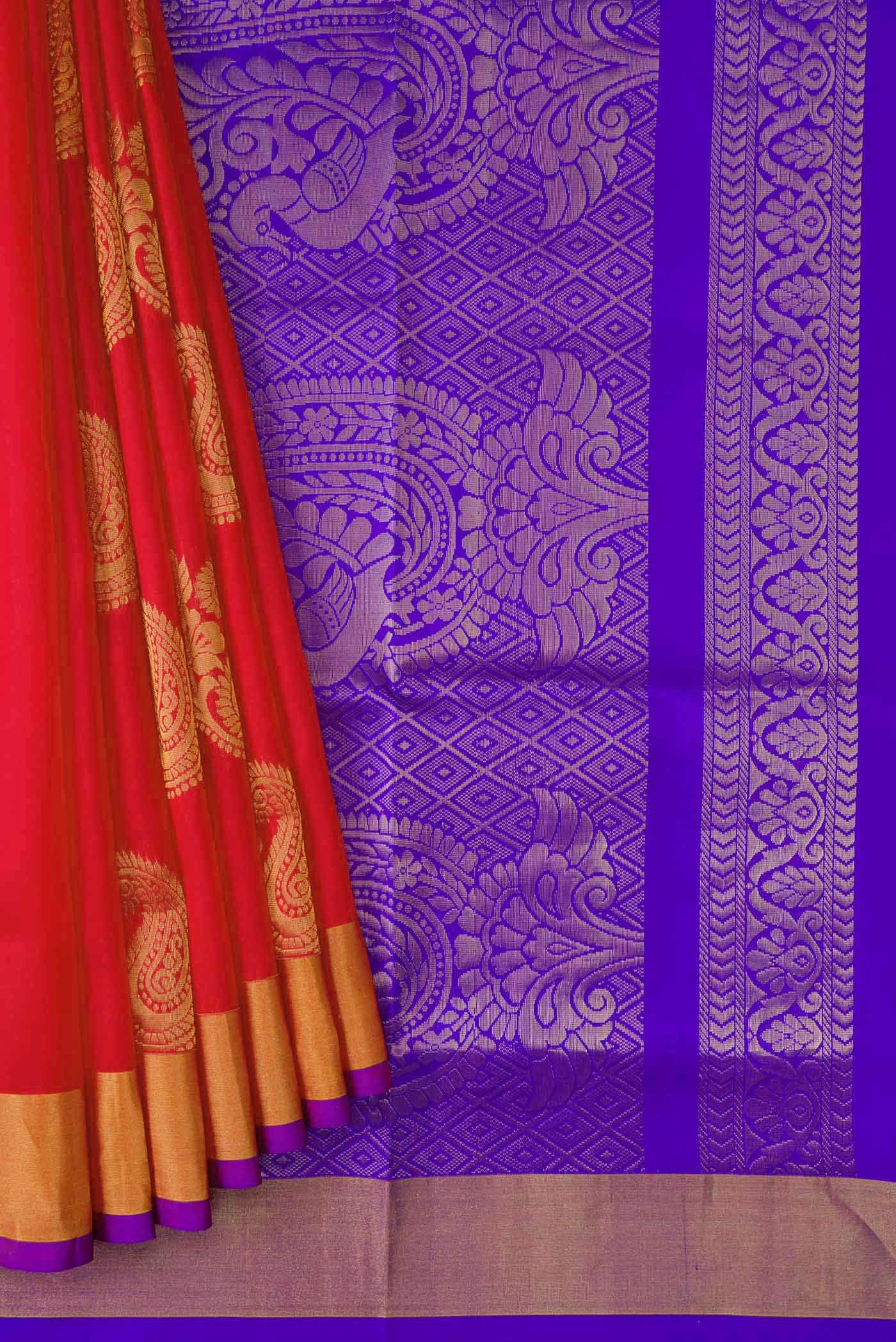 Red Soft Silk Saree
