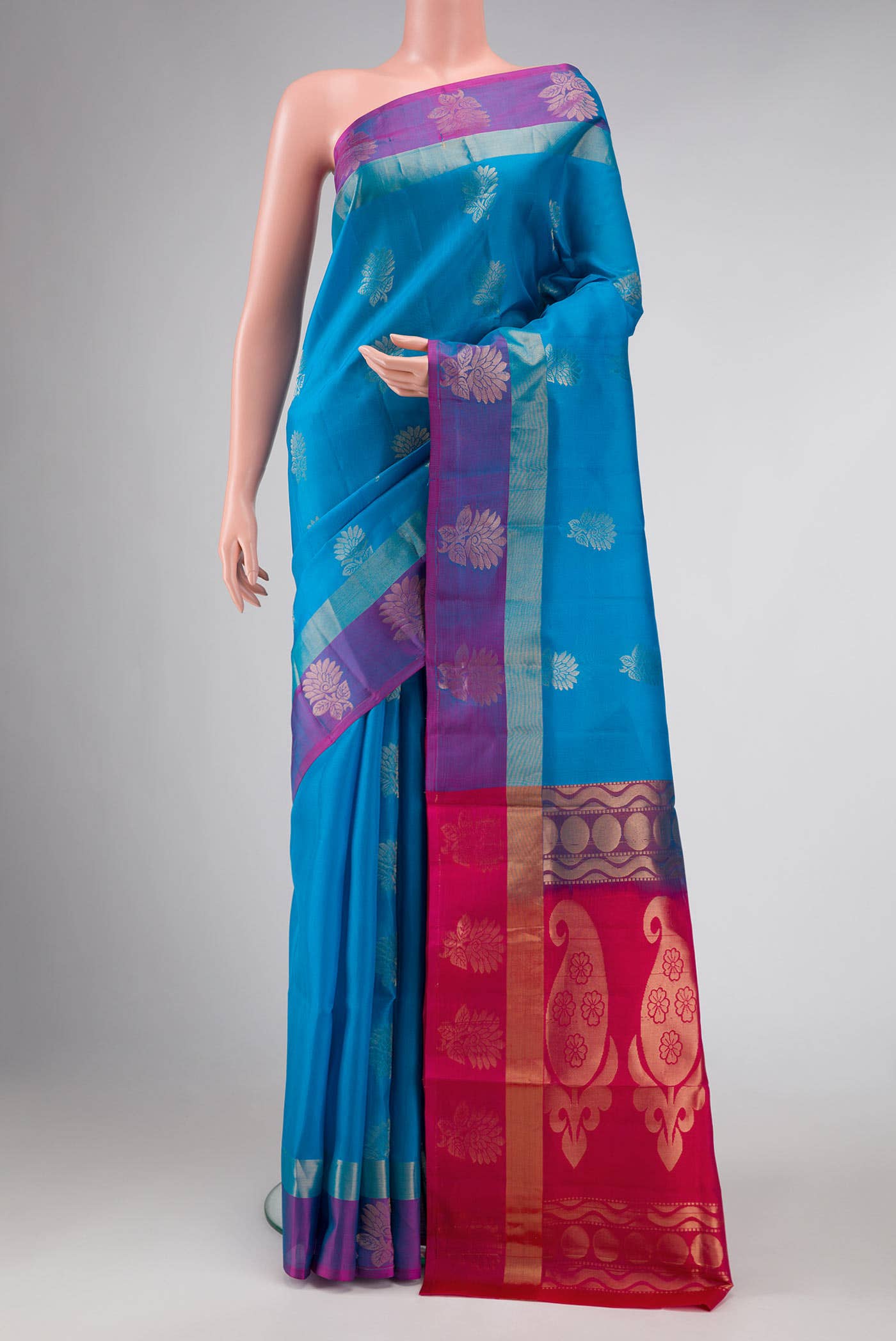 Beige Soft Silk Saree
