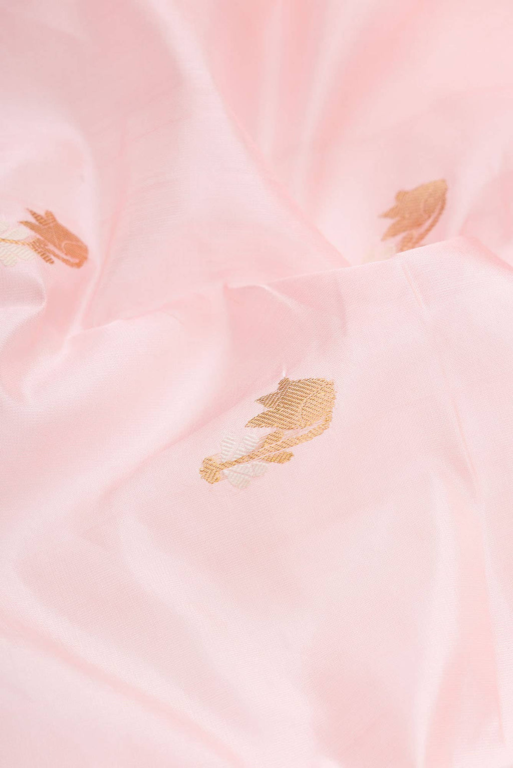 Pink Dual Tone Chanderi Silk Saree