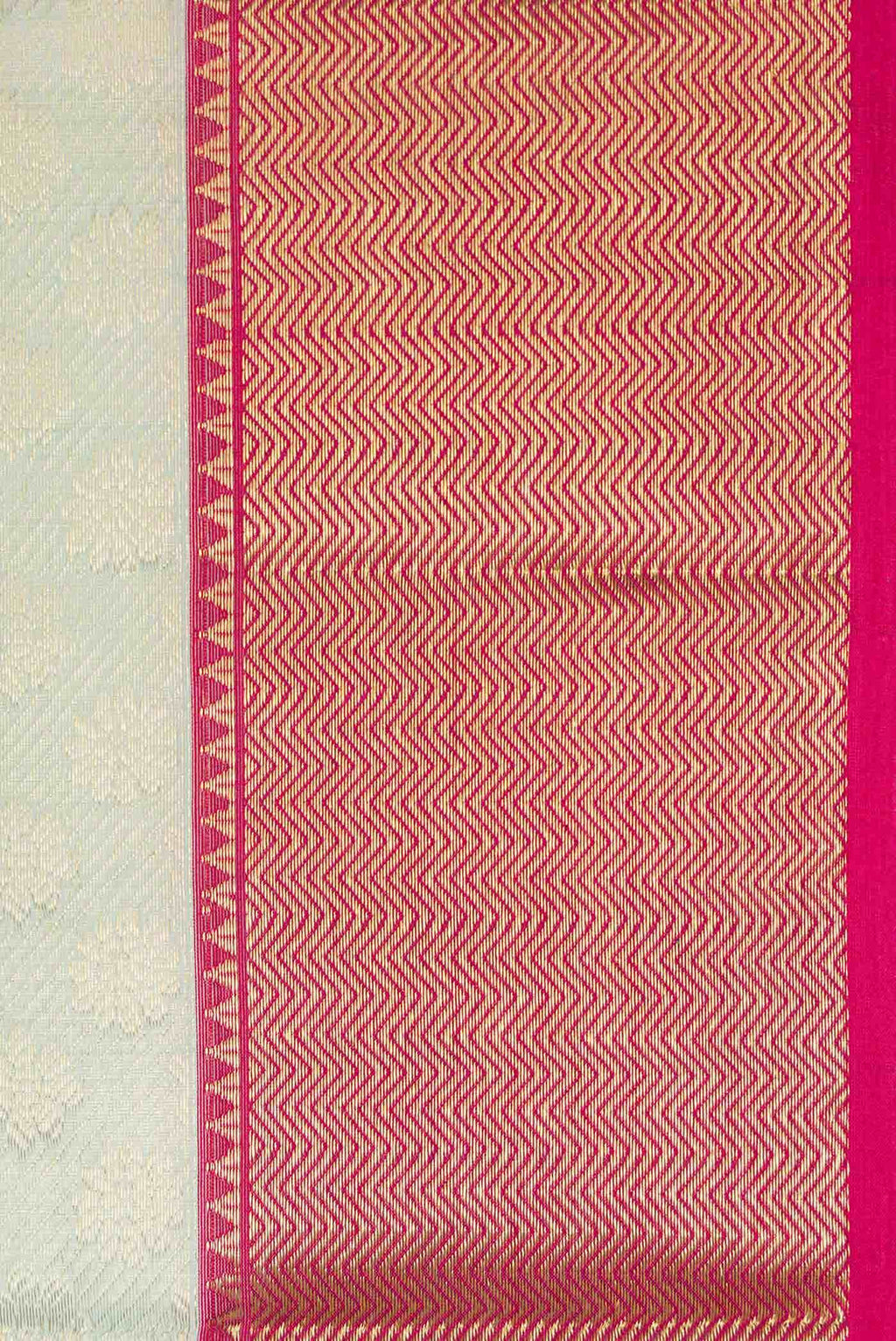 Sea Green Dual Tone Chanderi Tissue Silk Saree
