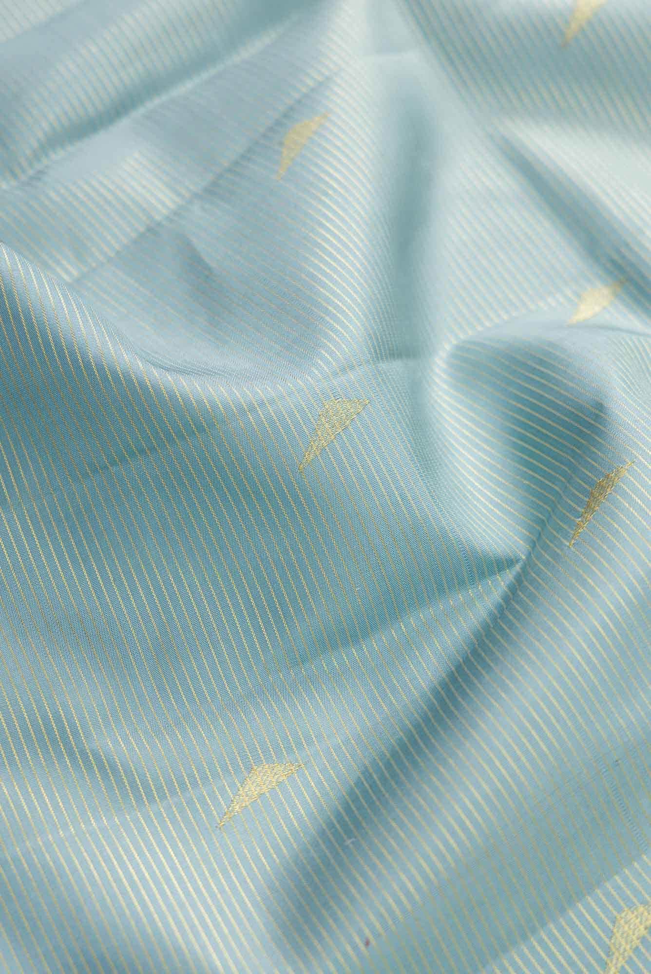 Grey Dual Tone Kanchipuram Silk Saree