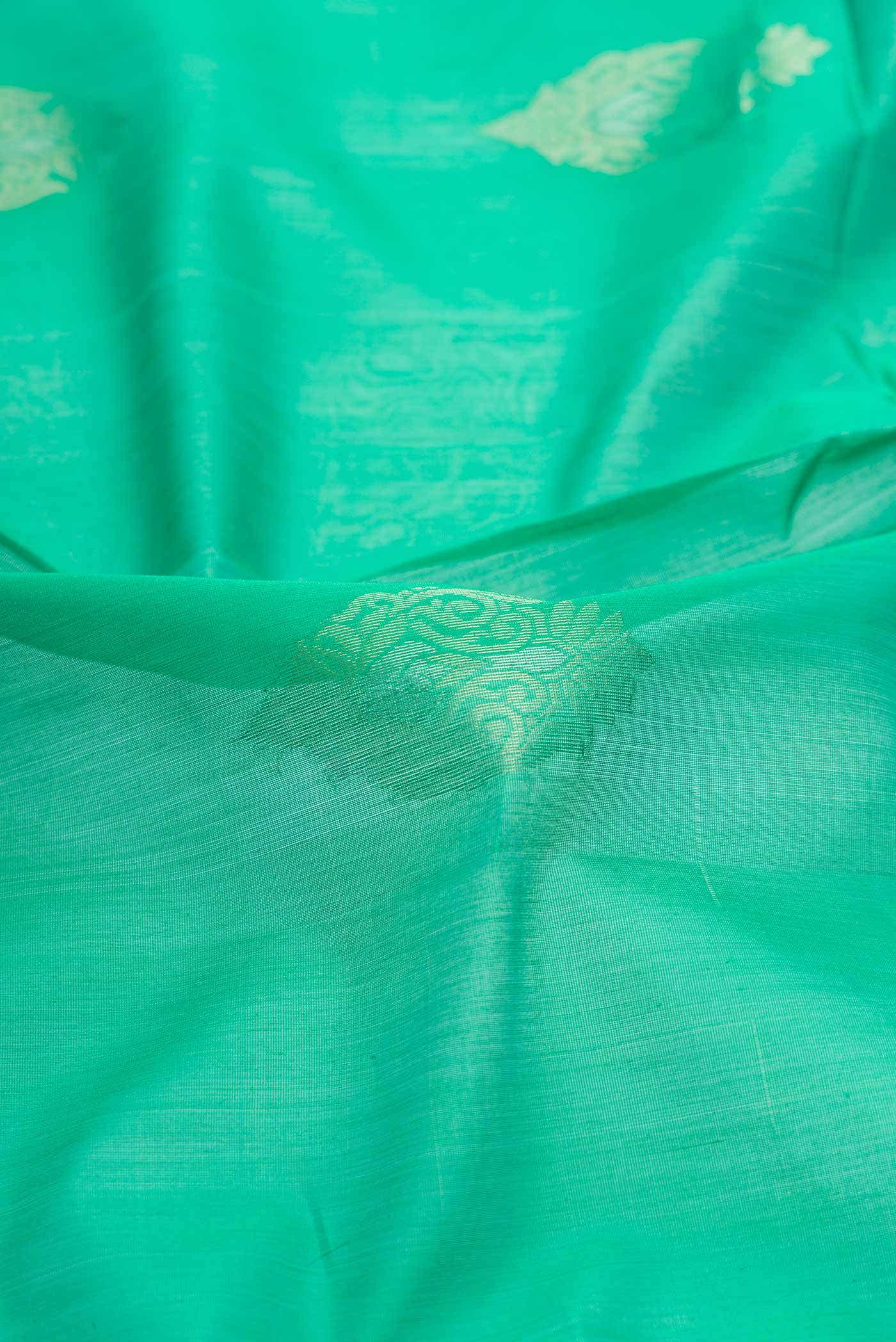 Green Dual Tone Silk Cotton Saree