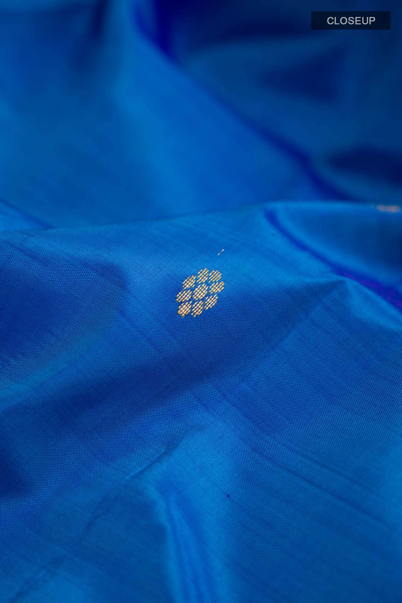 Blue Kanchipuram Silk Saree