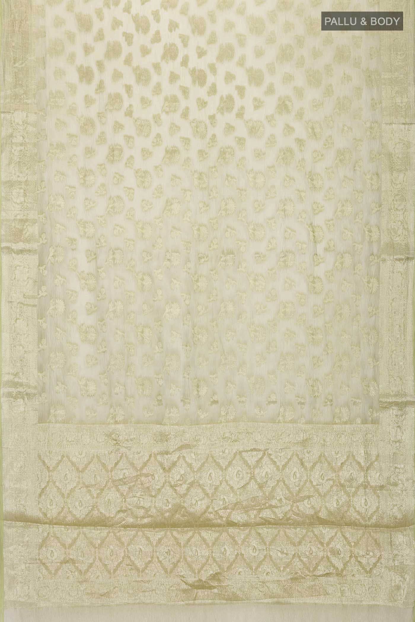 Green Tissue Silk Saree