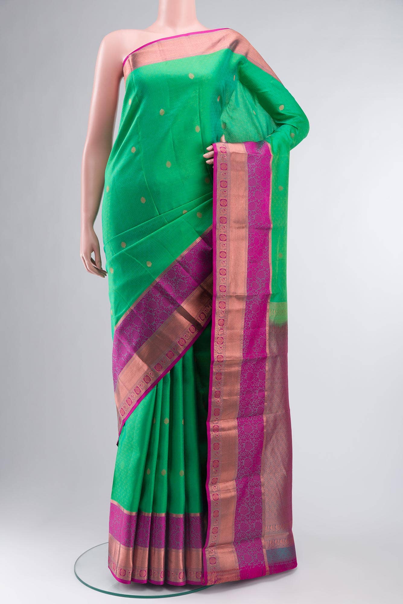 Green Kanchipuram Silk Saree