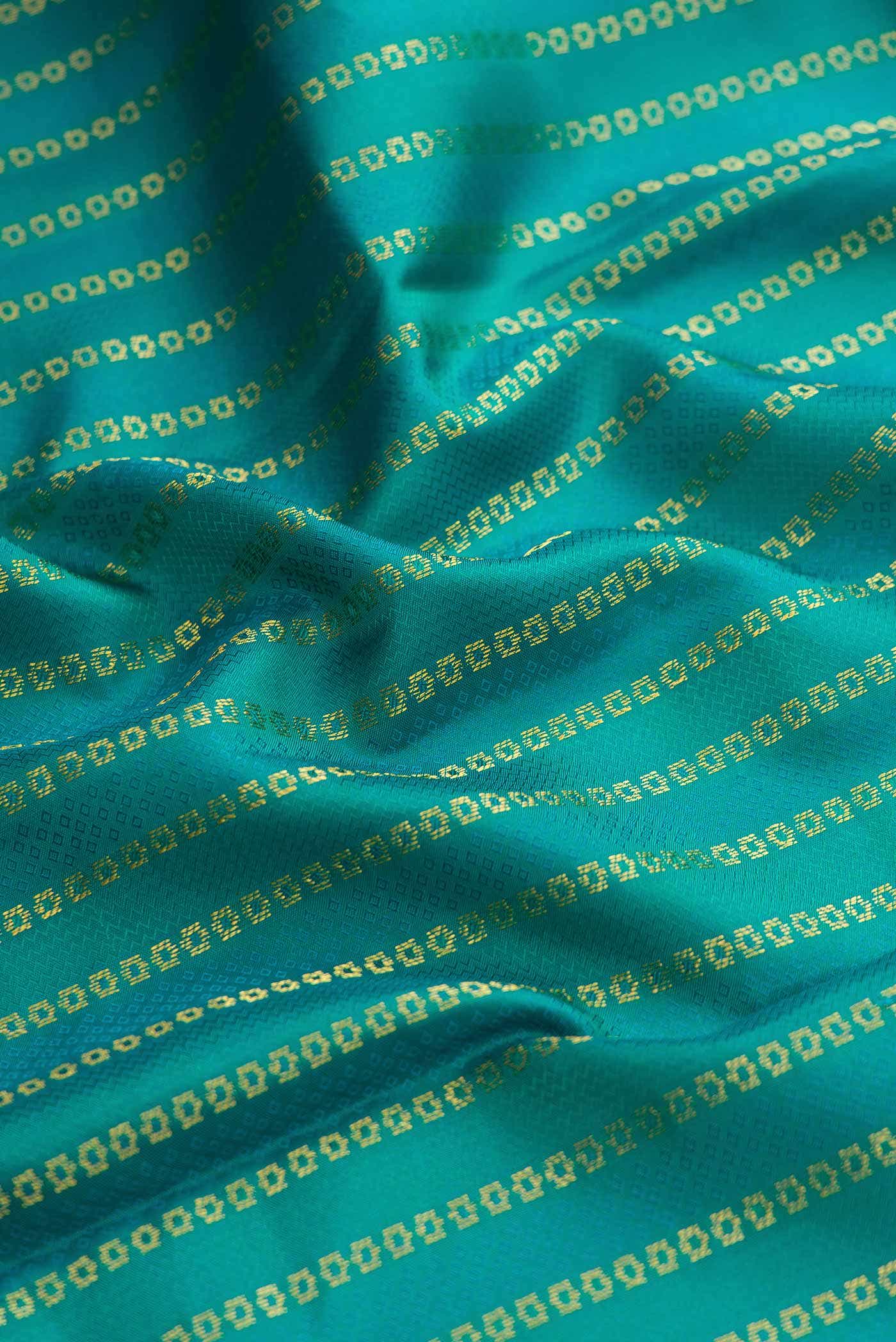 Green Dual Tone Kanchipuram Silk Saree