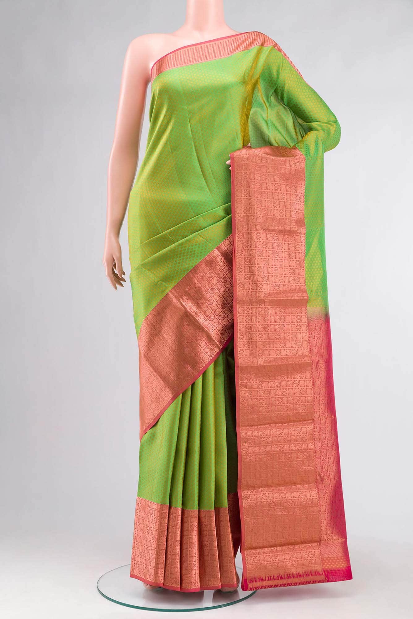 Green Kanchipuram Silk Saree