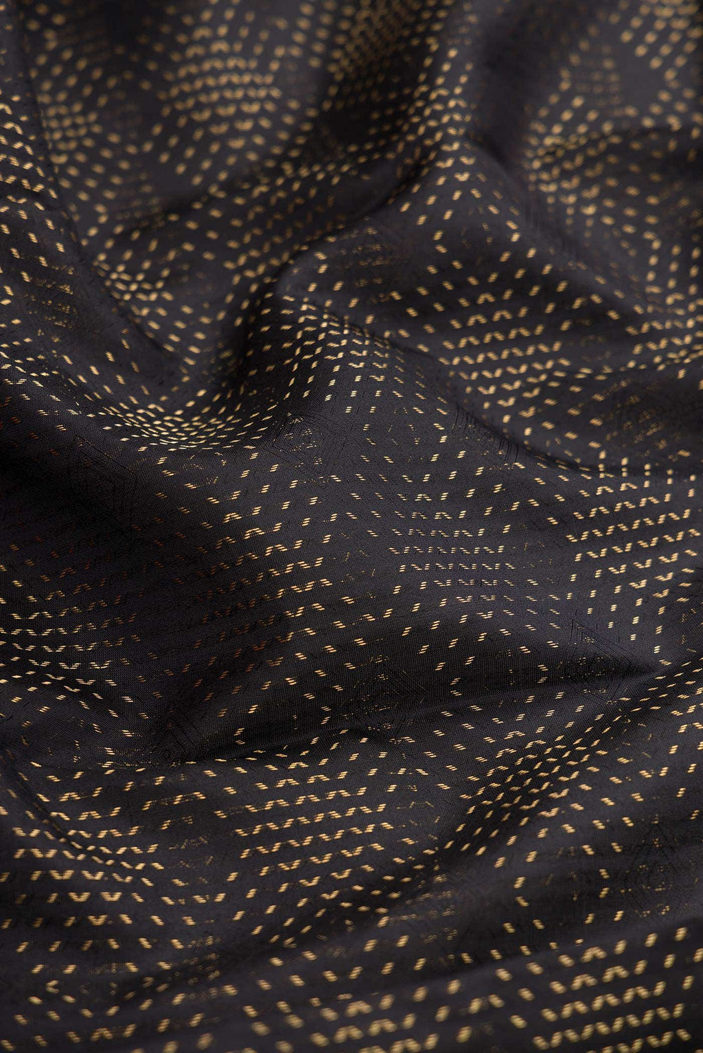 Black Kanchipuram Silk Saree