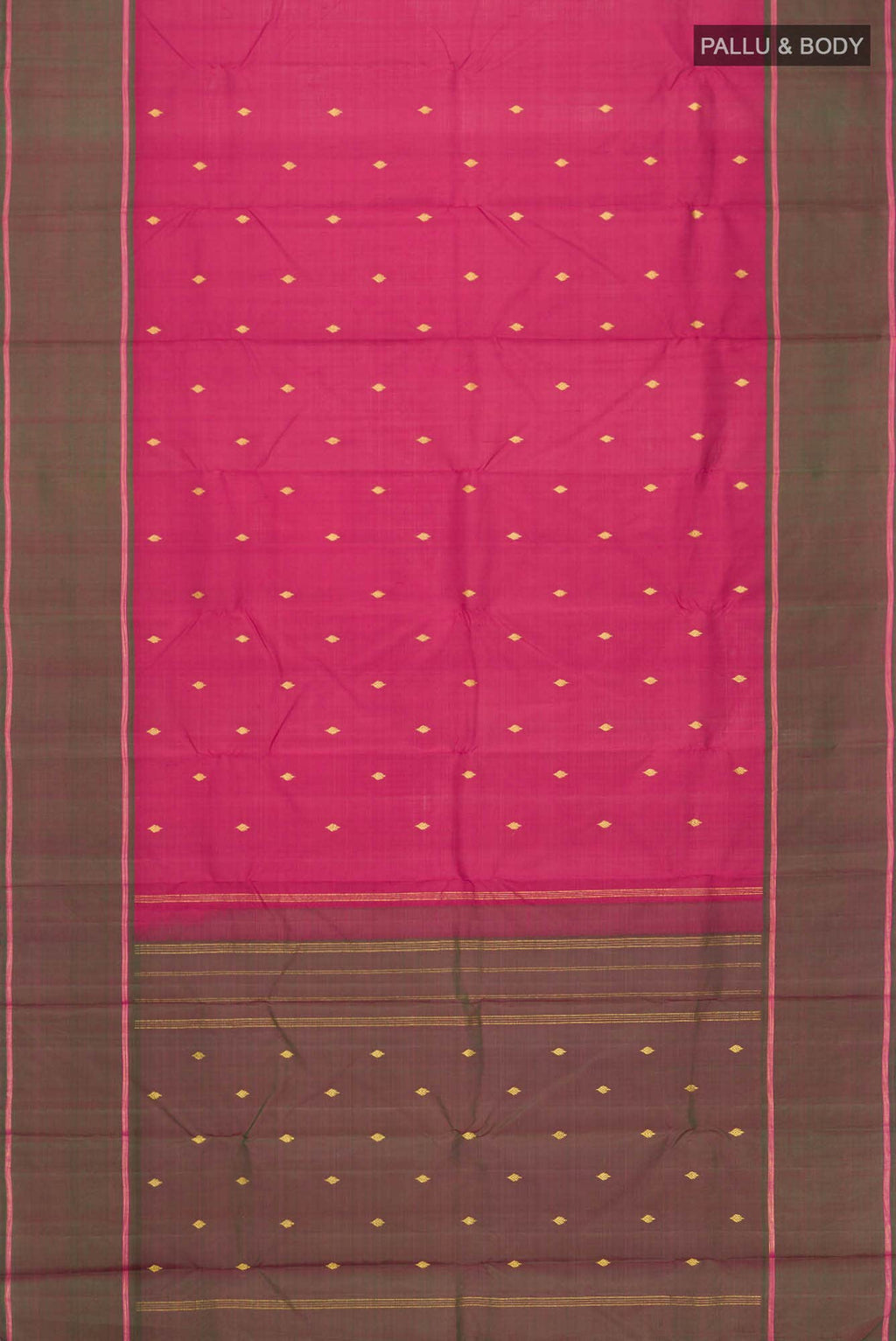Maroon Kanchipuram Silk Saree