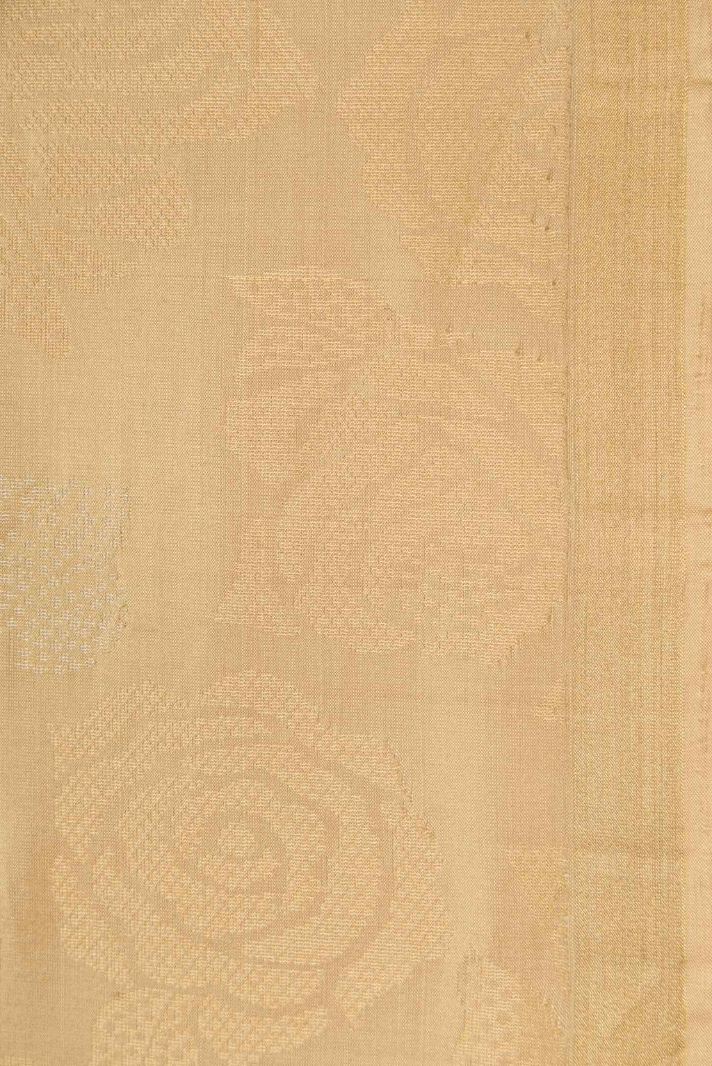 Gold Dual Tone Soft Silk Saree