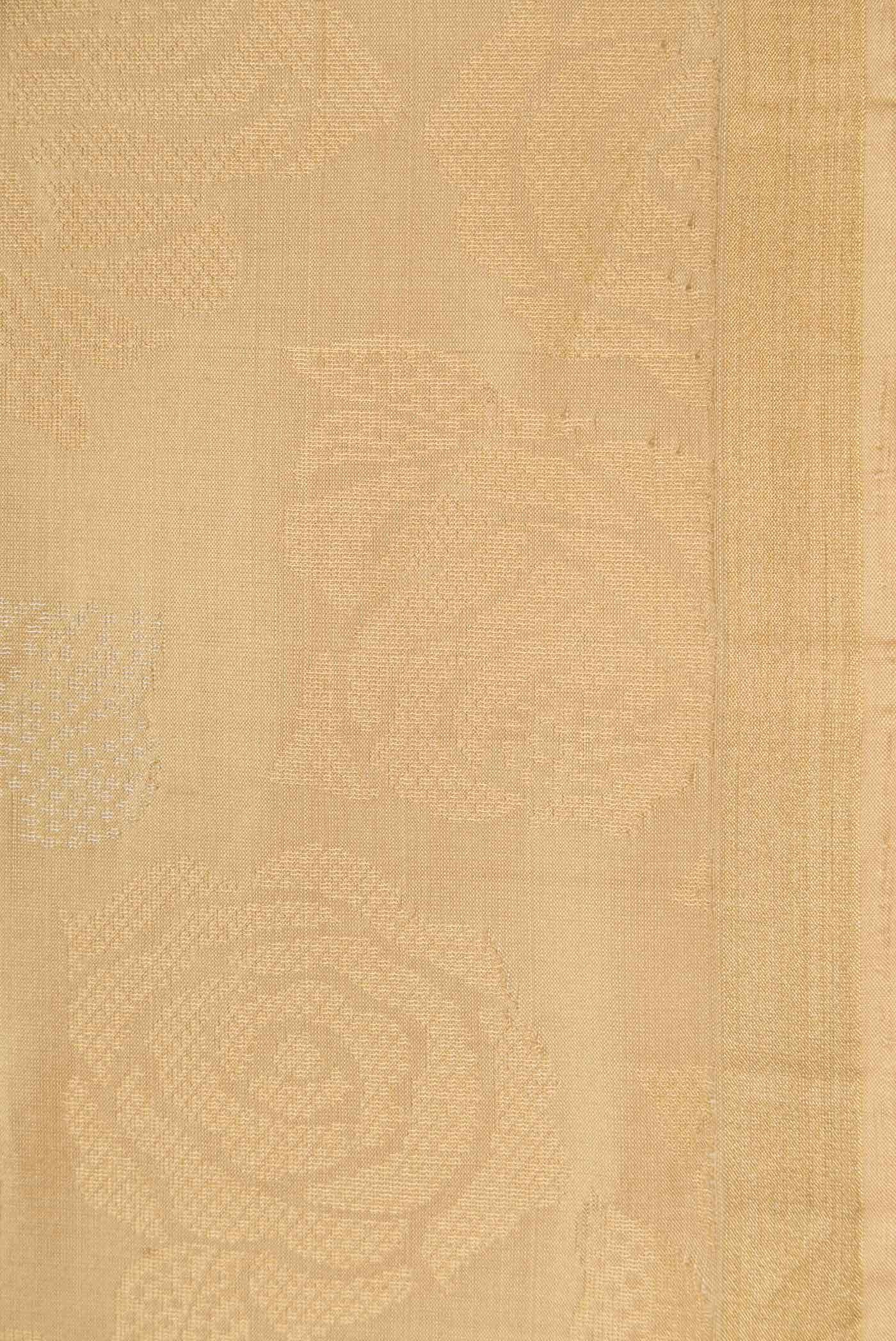 Gold Dual Tone Soft Silk Saree