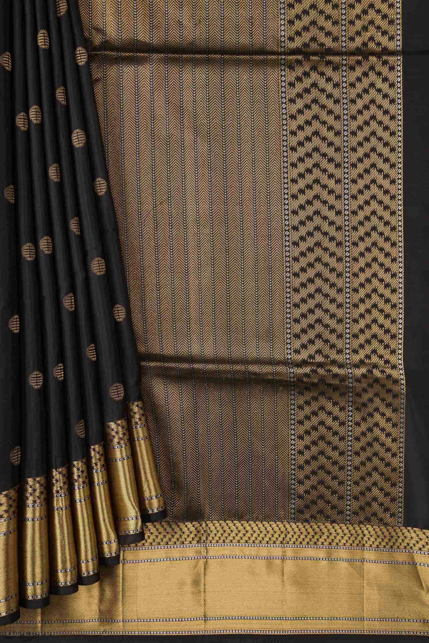 Black Soft Silk Saree