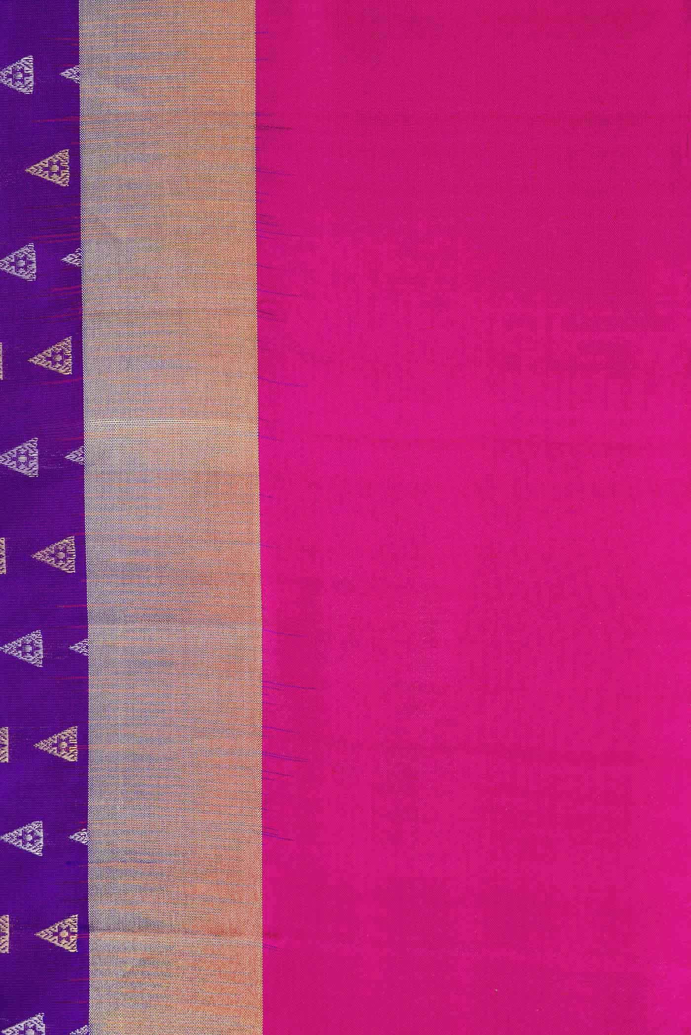 Royal Blue Dual Tone Soft Silk Saree