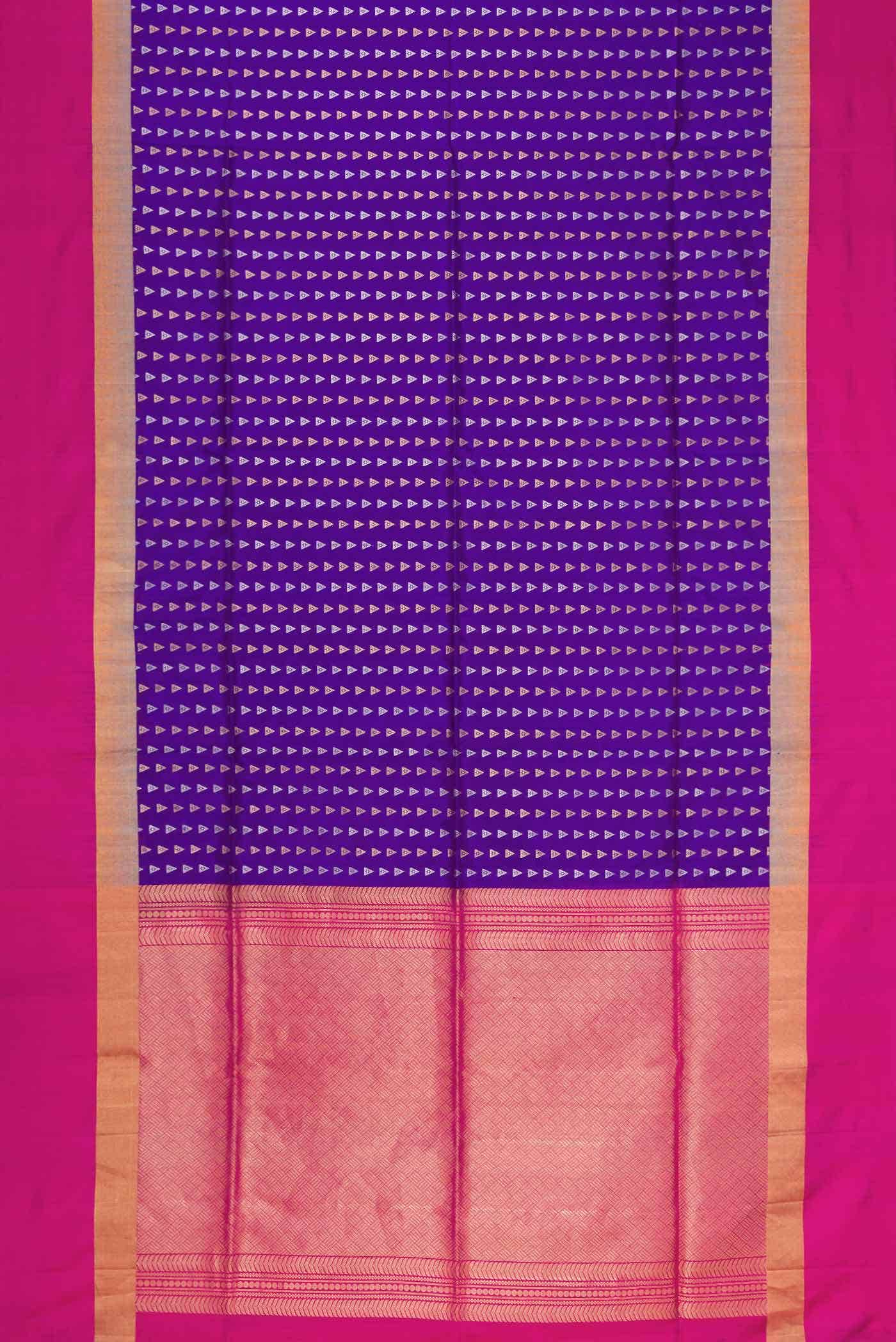 Royal Blue Dual Tone Soft Silk Saree