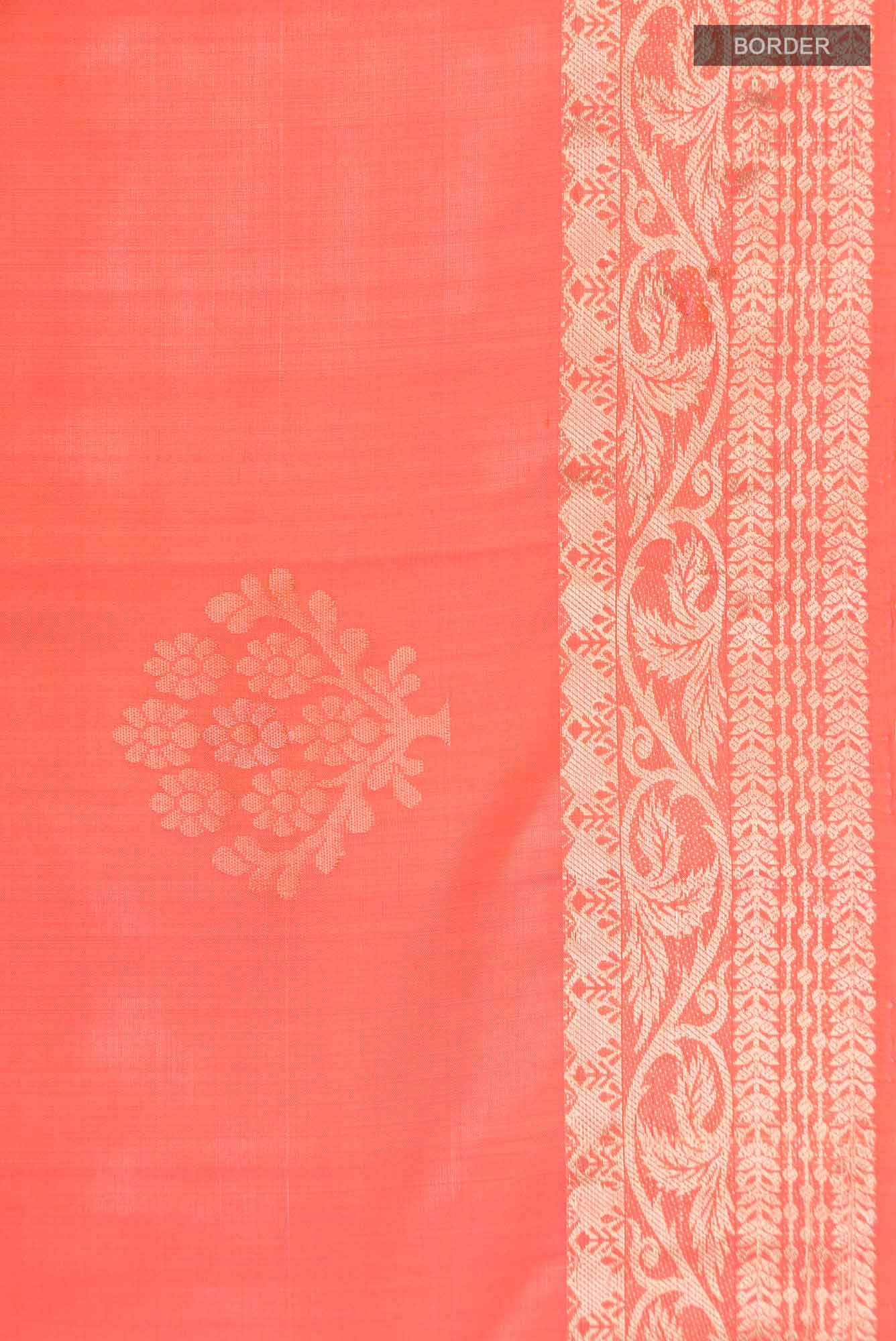 Coral Soft Silk Saree