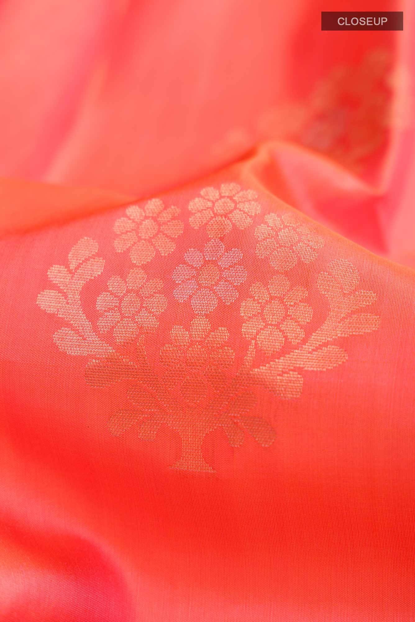 Coral Soft Silk Saree