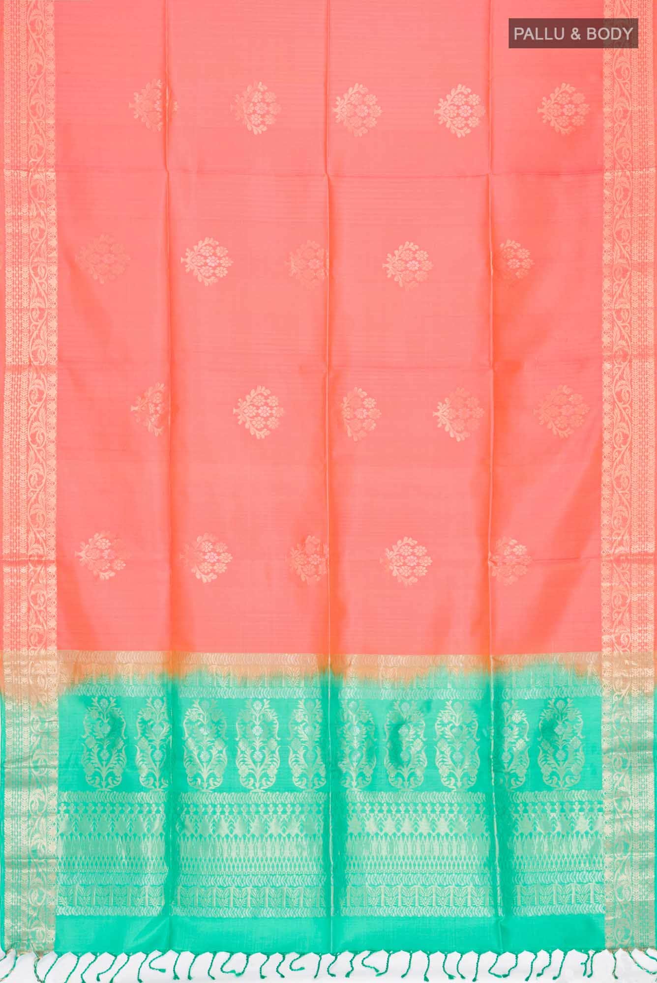Coral Soft Silk Saree