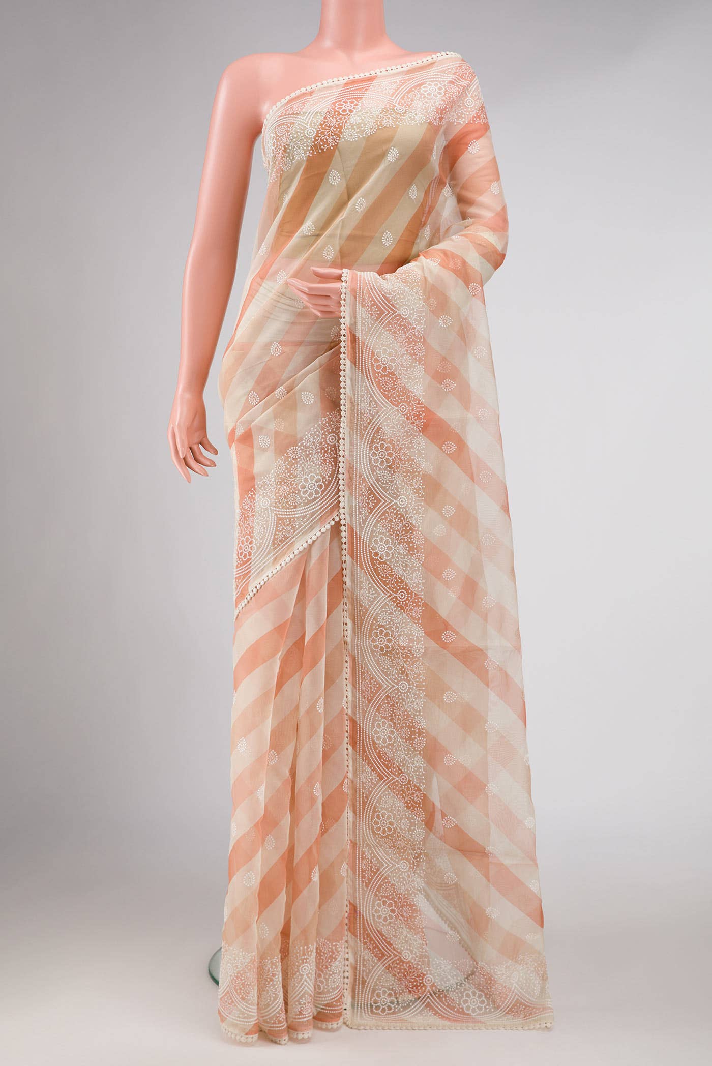 Multi Organza Silk Saree