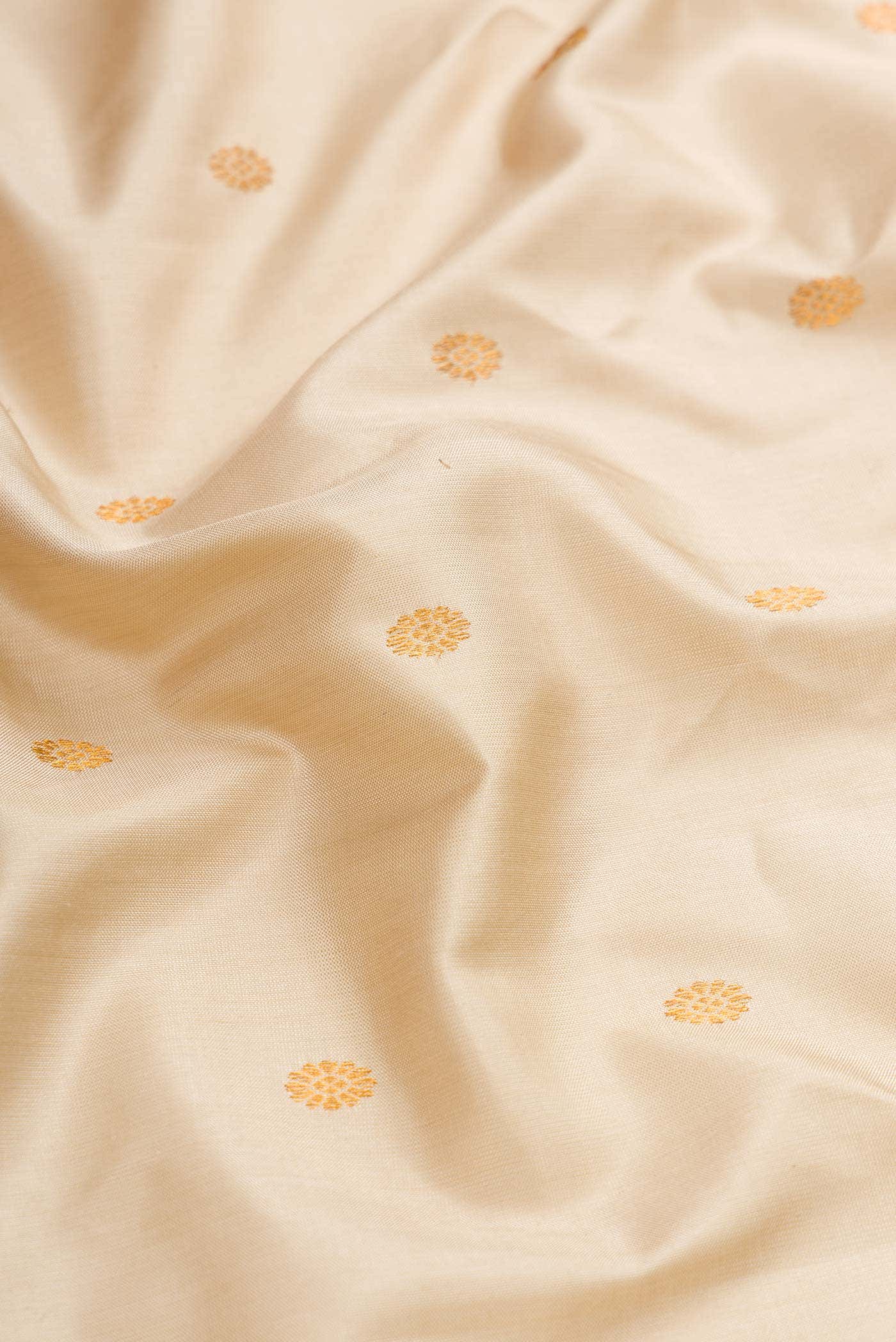 Beige Gadwal Silk Saree