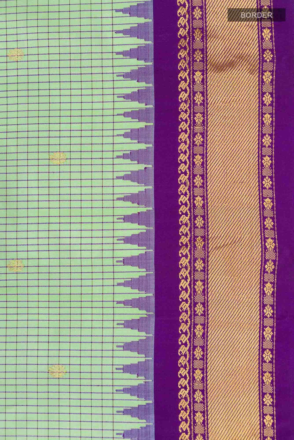 Green Gadwal Silk Saree