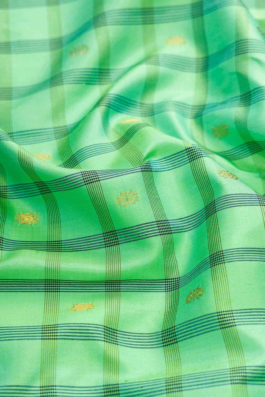 Light Green Gadwal Silk Saree