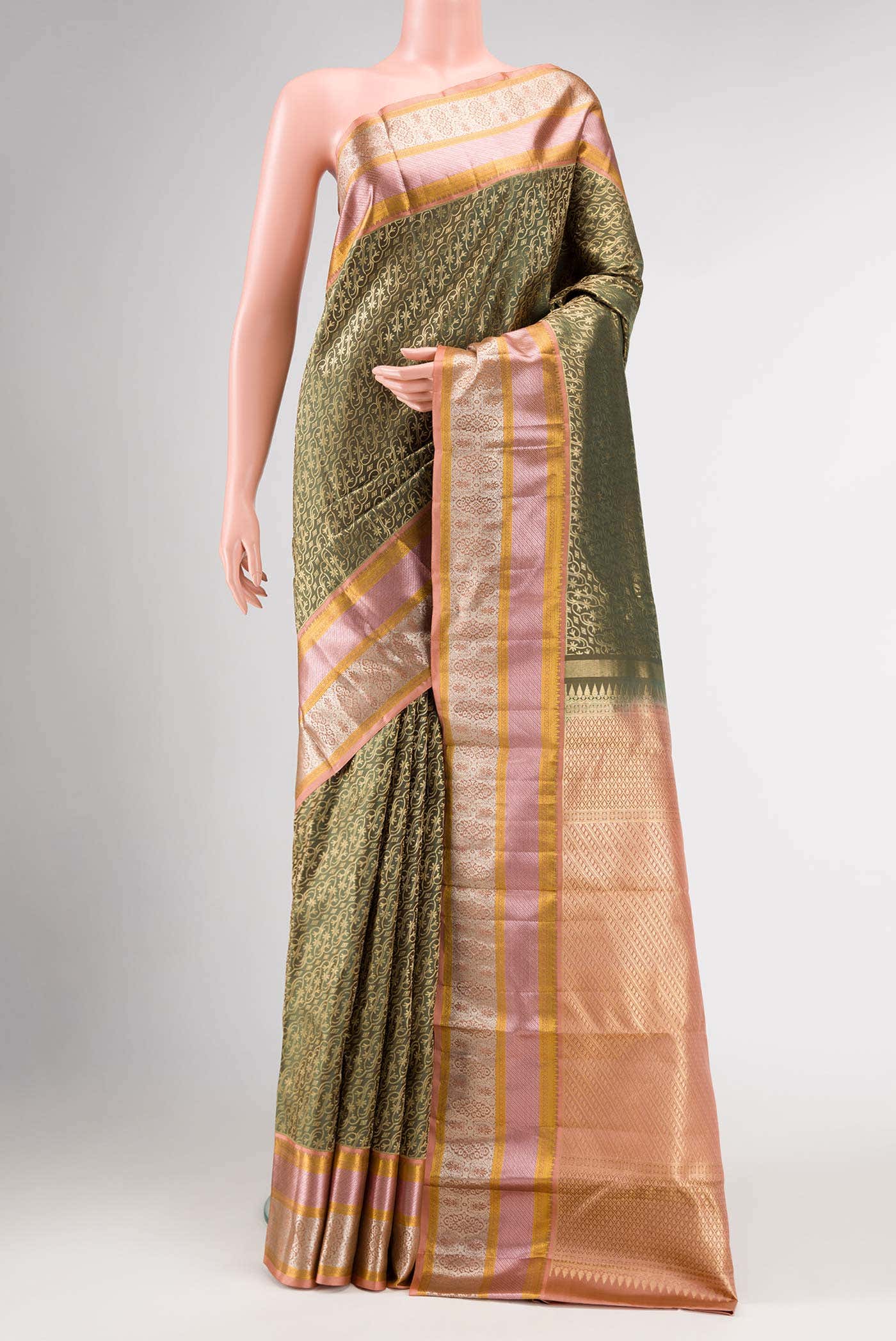 Green Kanchipuram Silk Saree