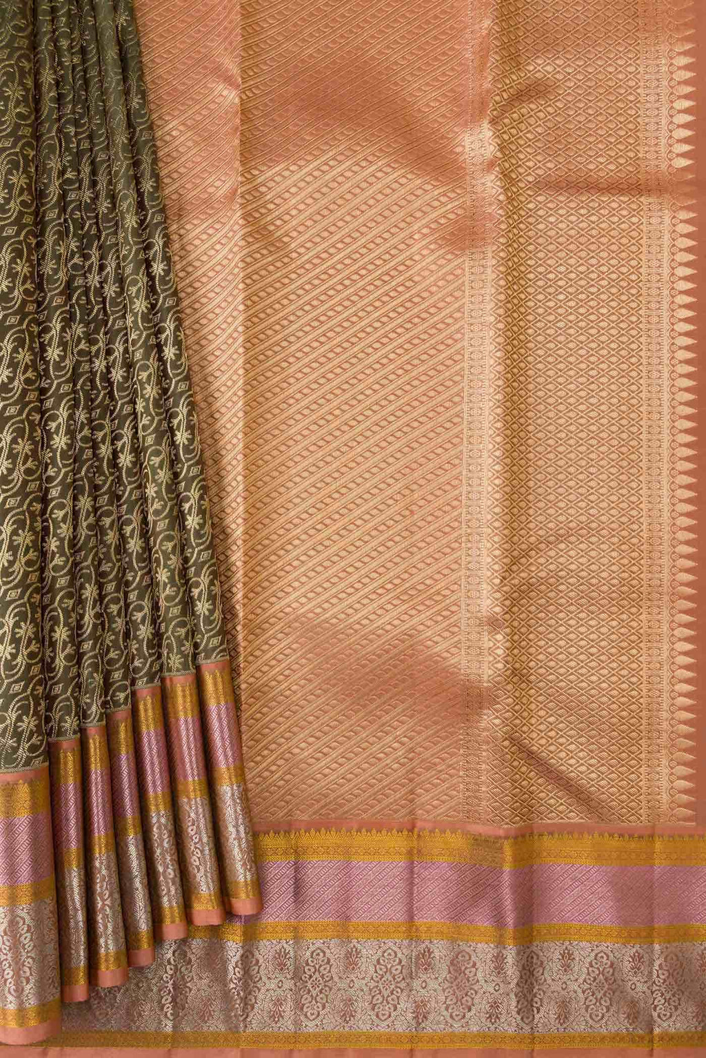 Green Kanchipuram Silk Saree