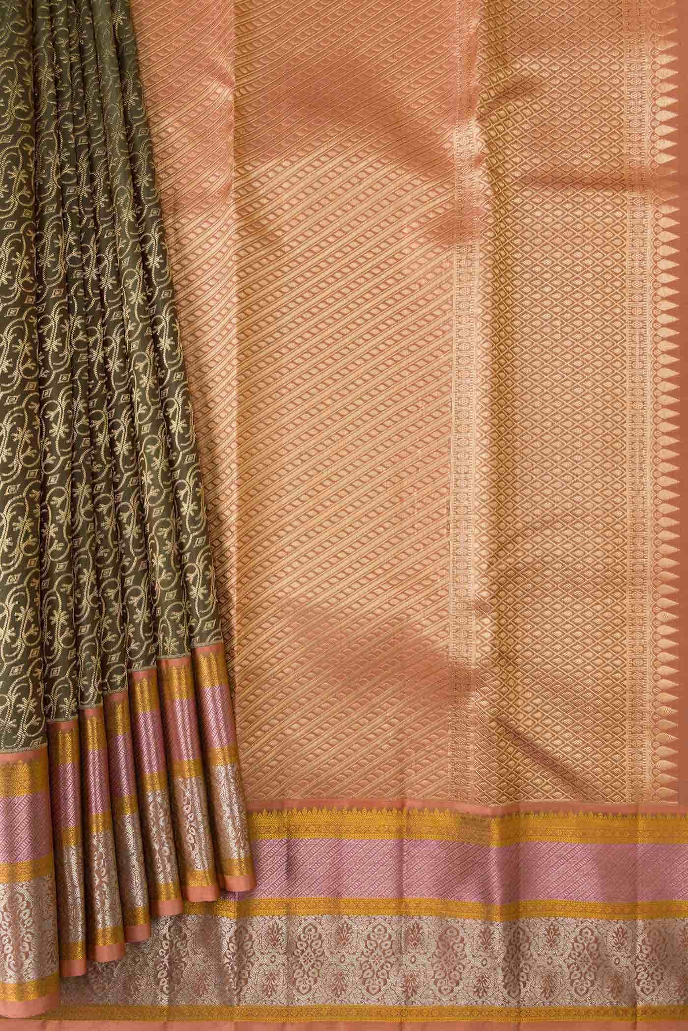 Green Kanchipuram Silk Saree
