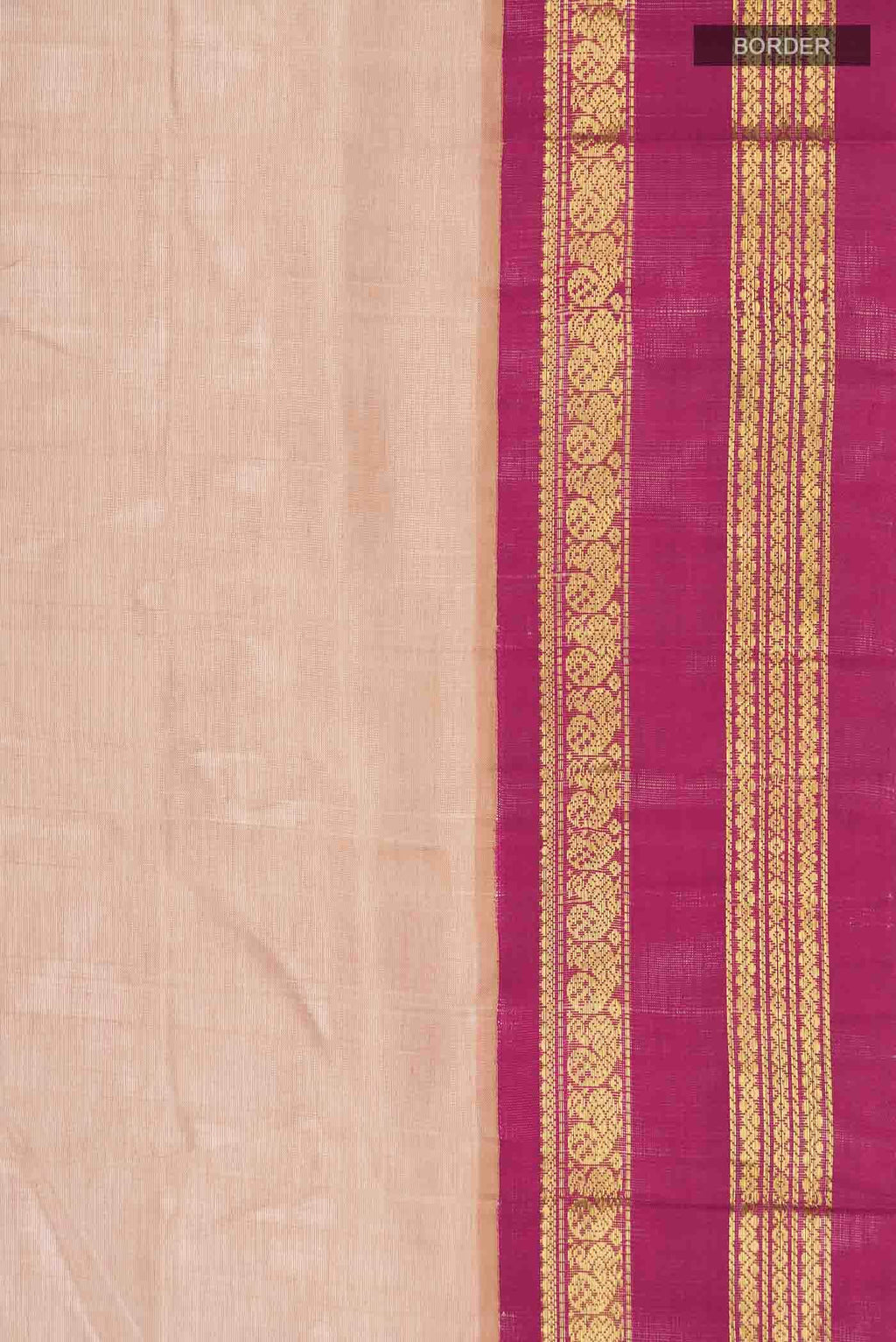 Brown Silk Cotton Saree