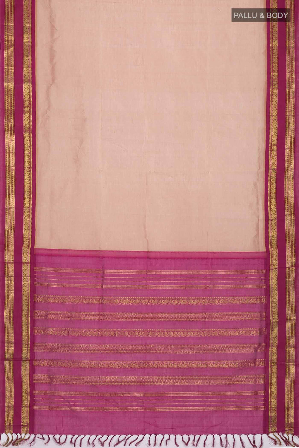 Brown Silk Cotton Saree