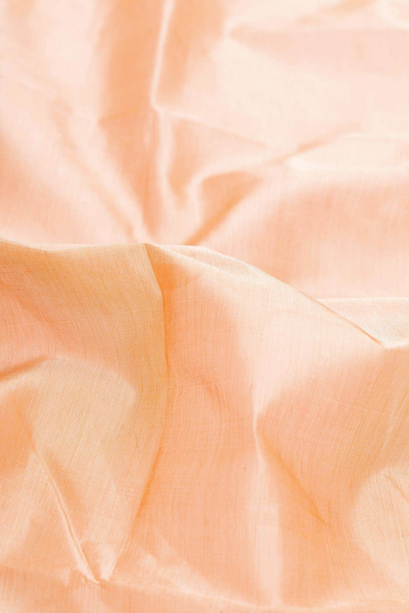 Peach Dual Tone Silk Cotton Saree