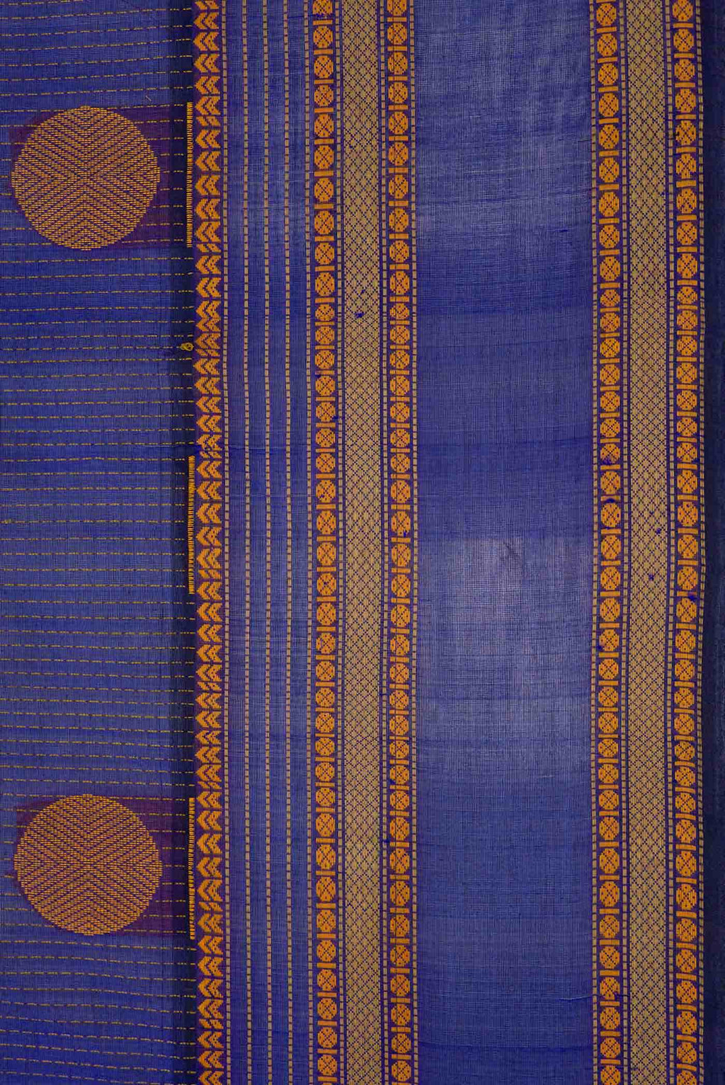 Royal Blue Silk Cotton Saree