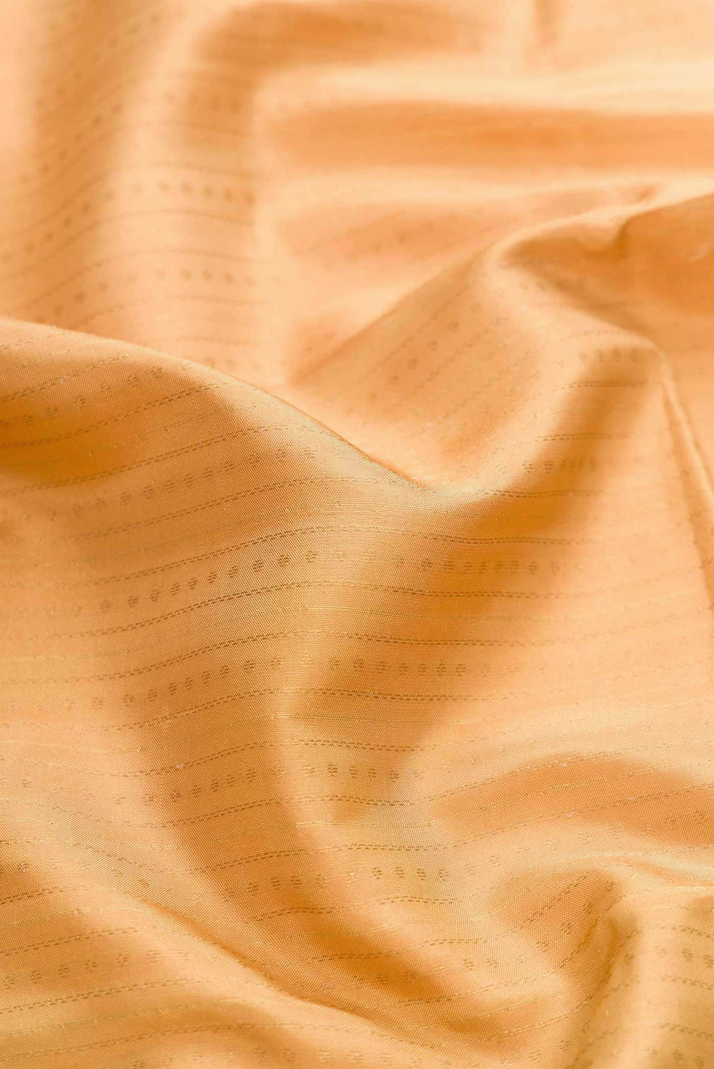 Golden Peach Kanchipuram Silk Saree