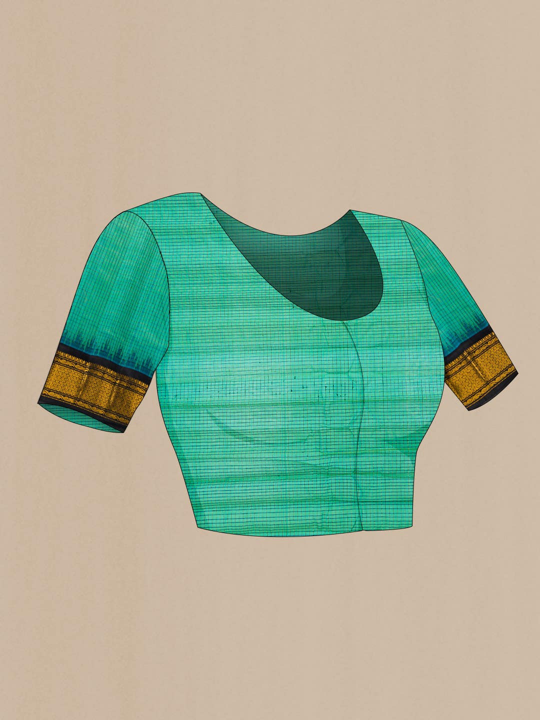 Green Gadwal Silk Saree