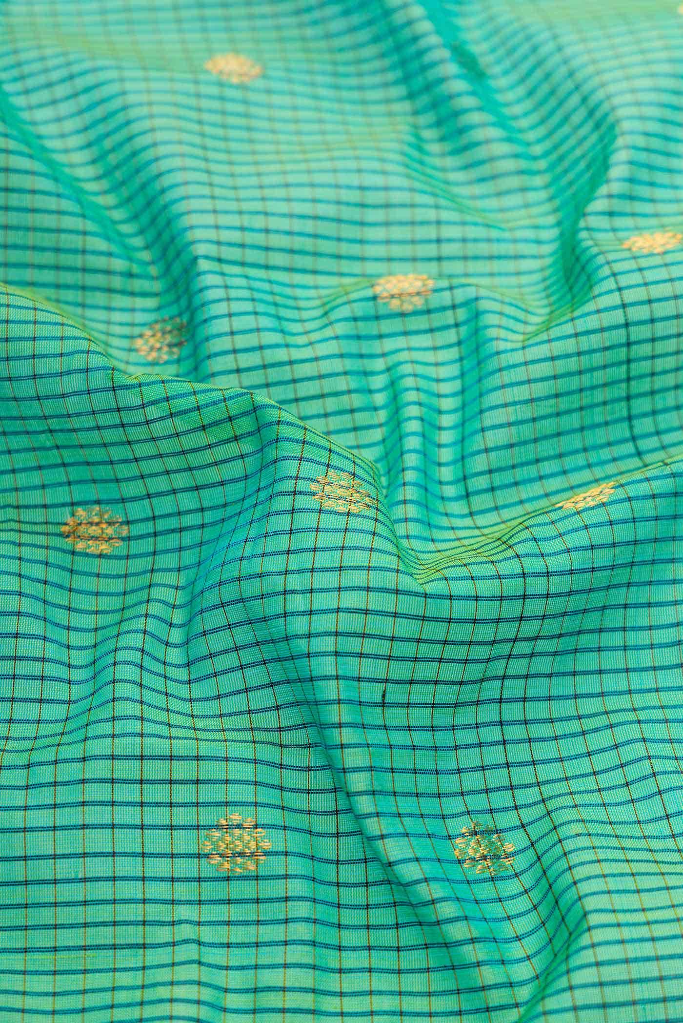 Green Gadwal Silk Saree