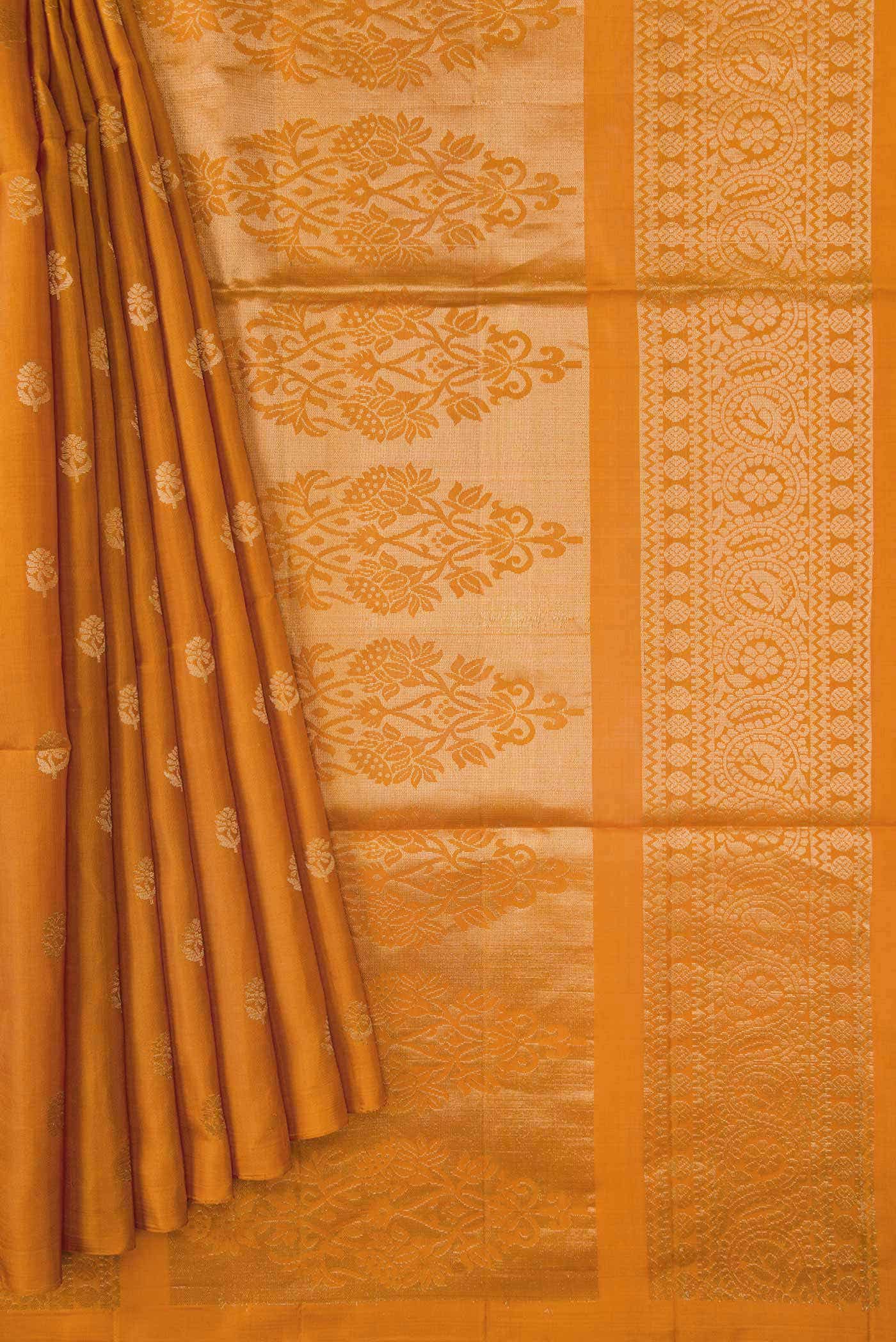 Mustard Soft Silk Saree