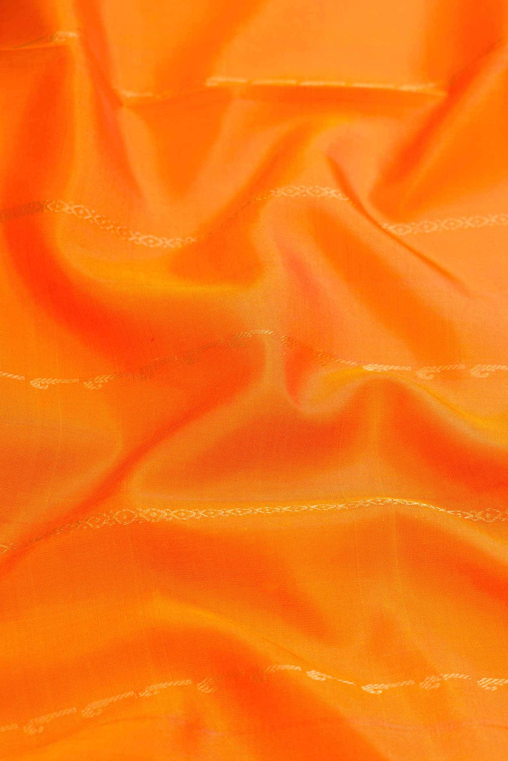 Orange Dual Tone Soft Silk Saree