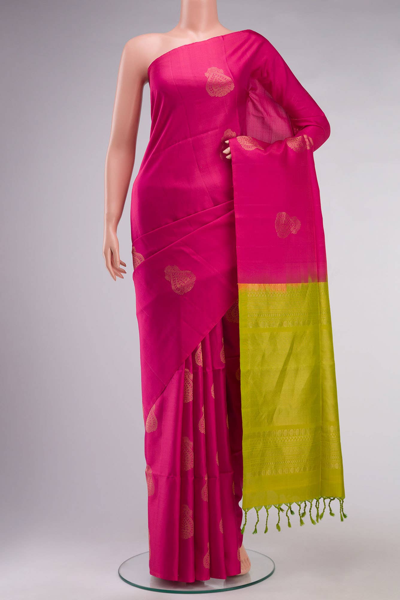 Pink Soft Silk Saree