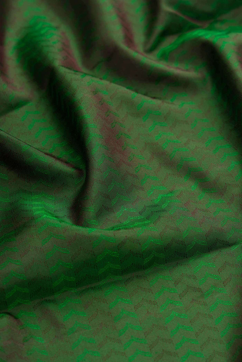 Green Dual Tone Kanchipuram Silk Saree