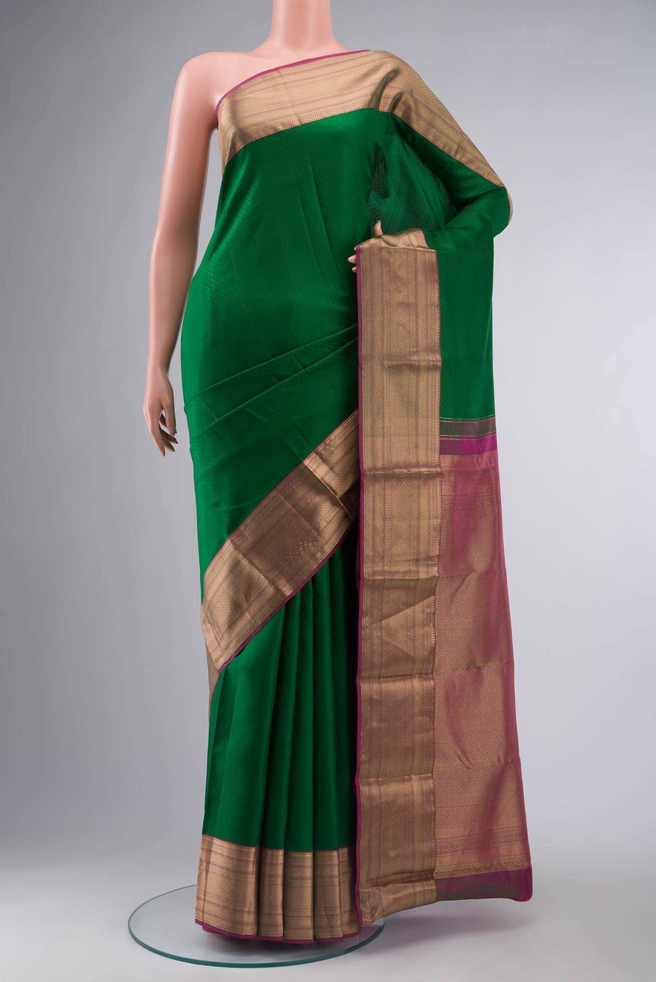 Green Kanchipuram Silk Saree