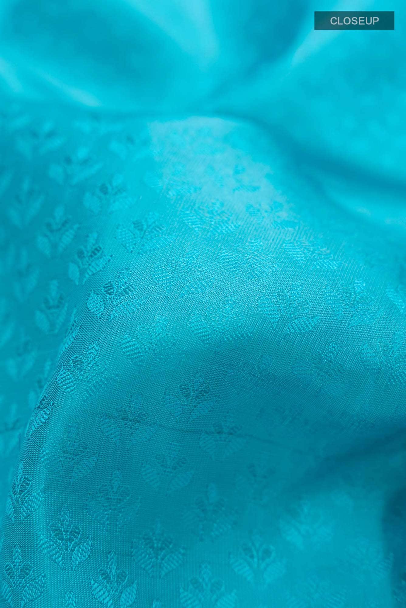Blue Kanchipuram Silk Saree