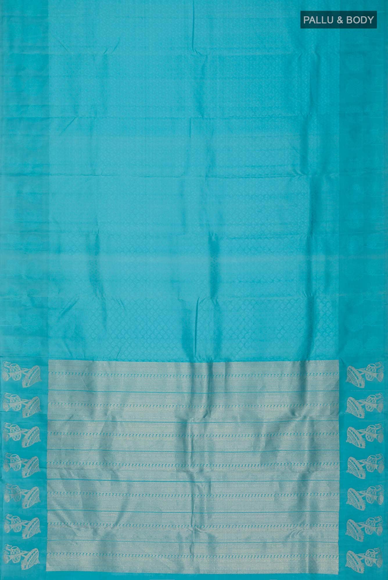 Blue Kanchipuram Silk Saree
