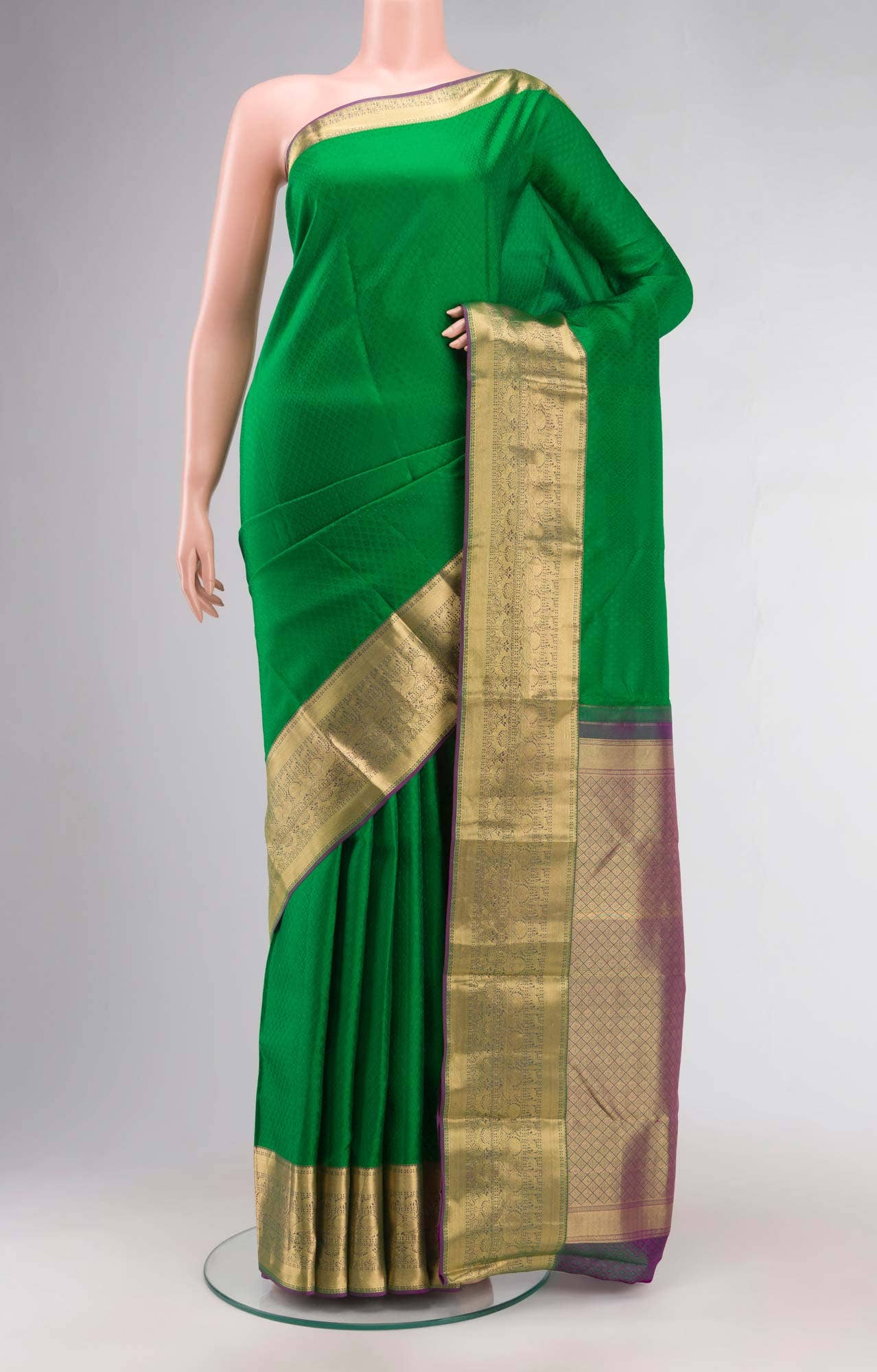 Green Kanchipuram Silk Saree