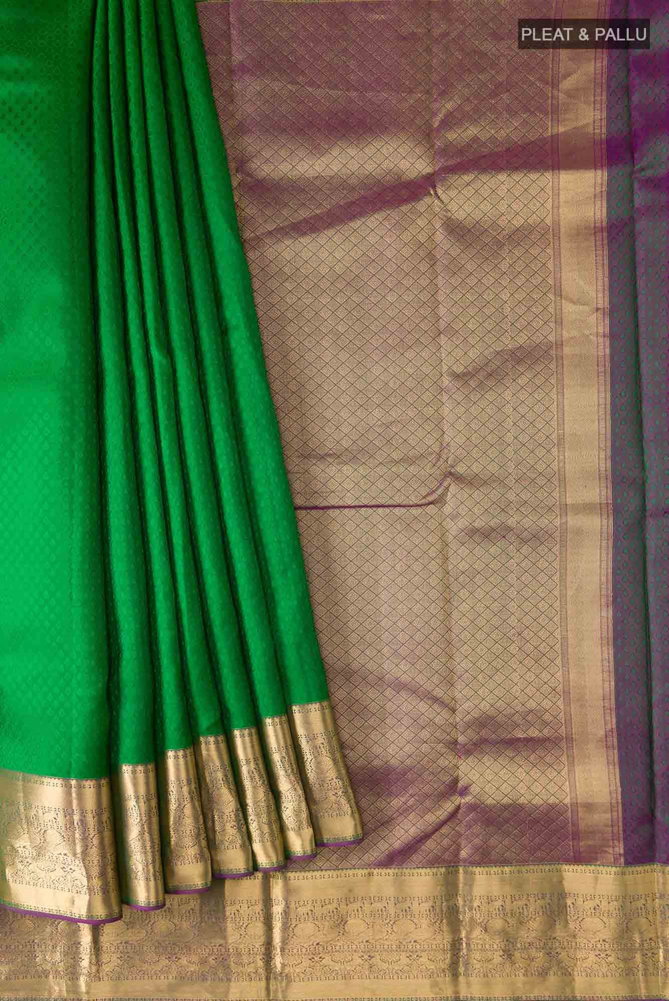 Green Kanchipuram Silk Saree