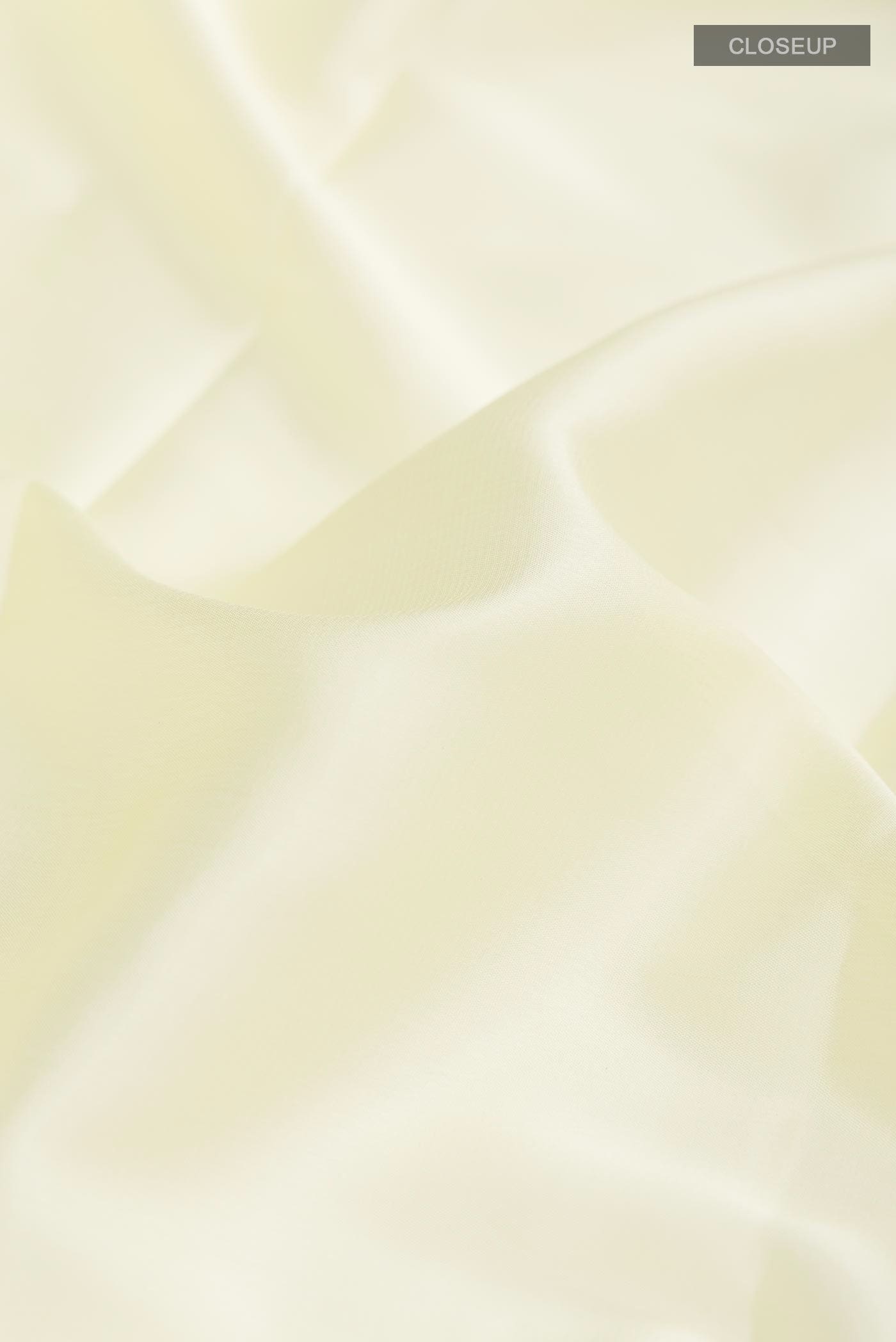 Cream Mysore Crepe Saree