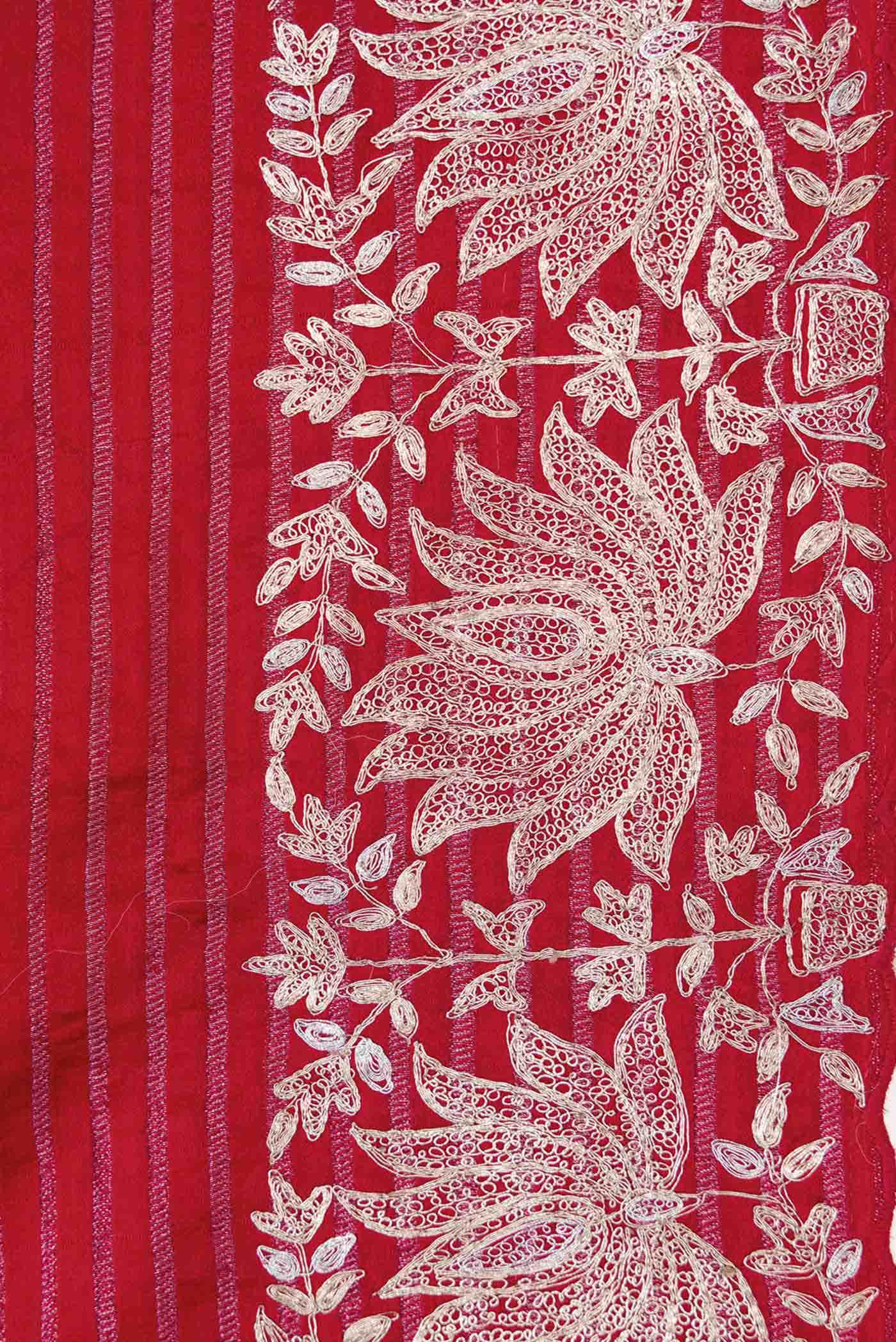 Red Banarasi Silk Saree
