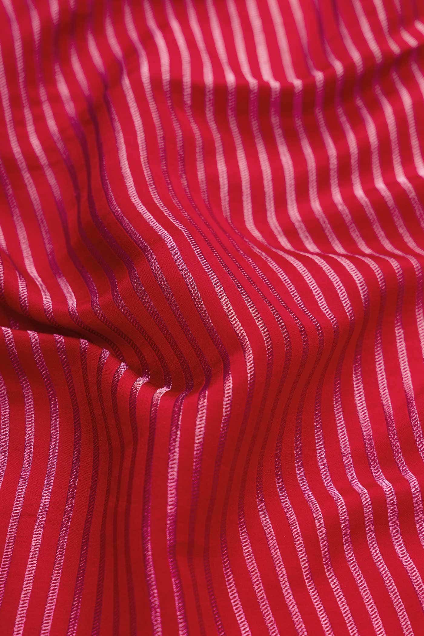 Red Banarasi Silk Saree