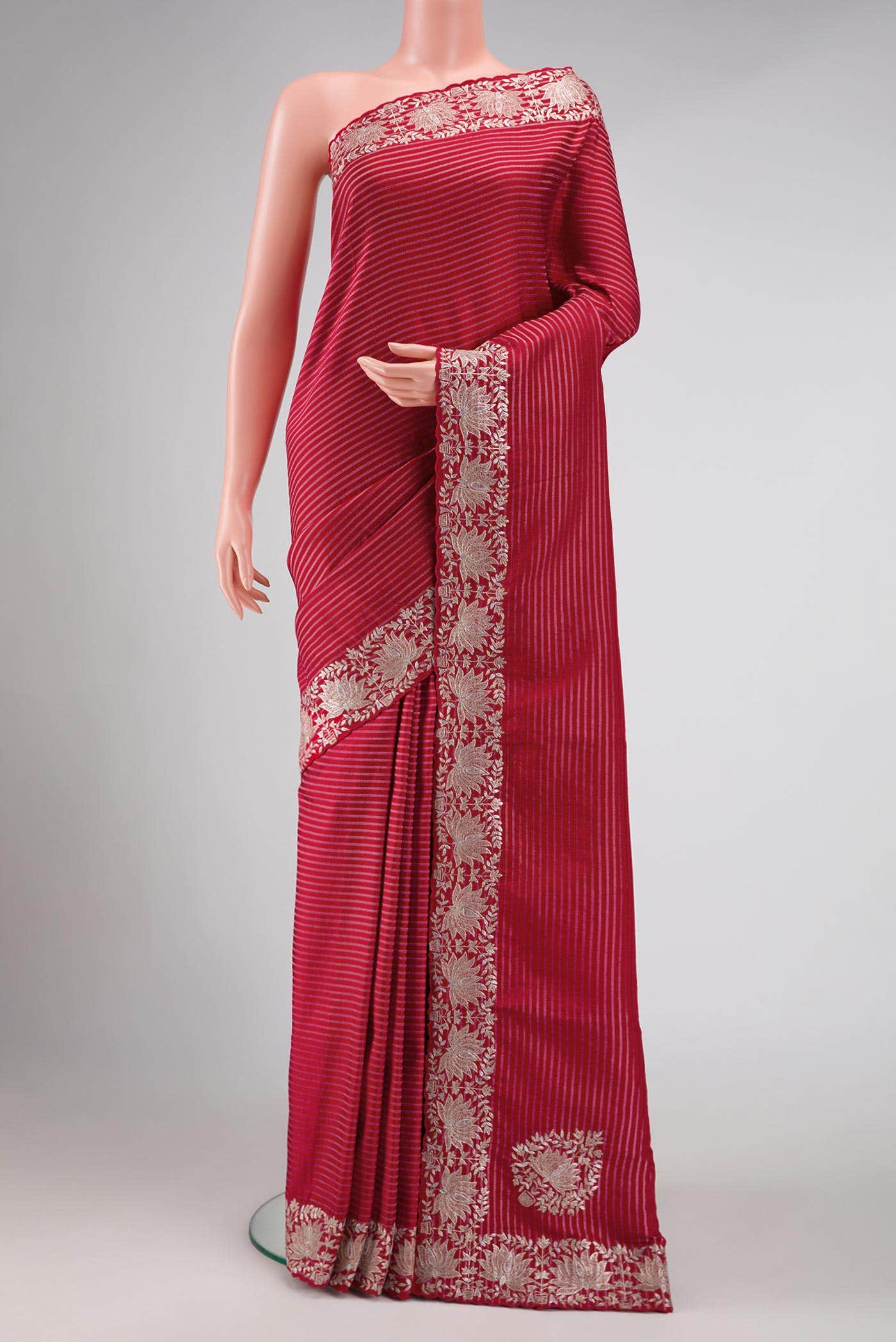 Red Banarasi Silk Saree