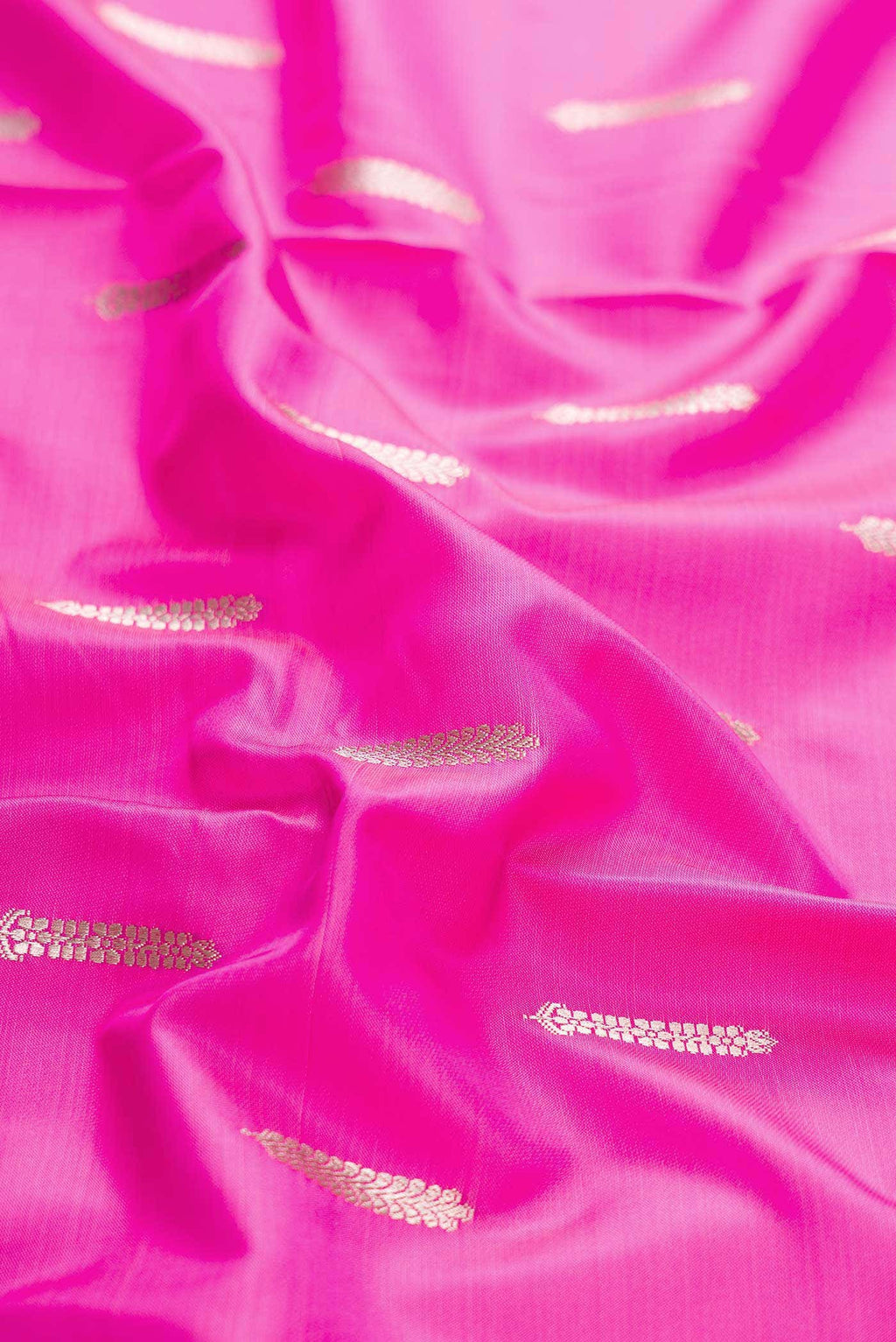 Pink Dual Tone Blended Banarasi Silk Saree